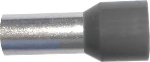 Isolierte Aderendhülse 0,75 mm² grau, Inhalt 100 Stück