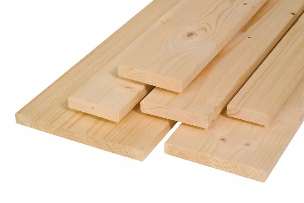 Glattkantbrett Fichte Tanne 250 x 14 cm 18 mm 4-seitig gehobelt