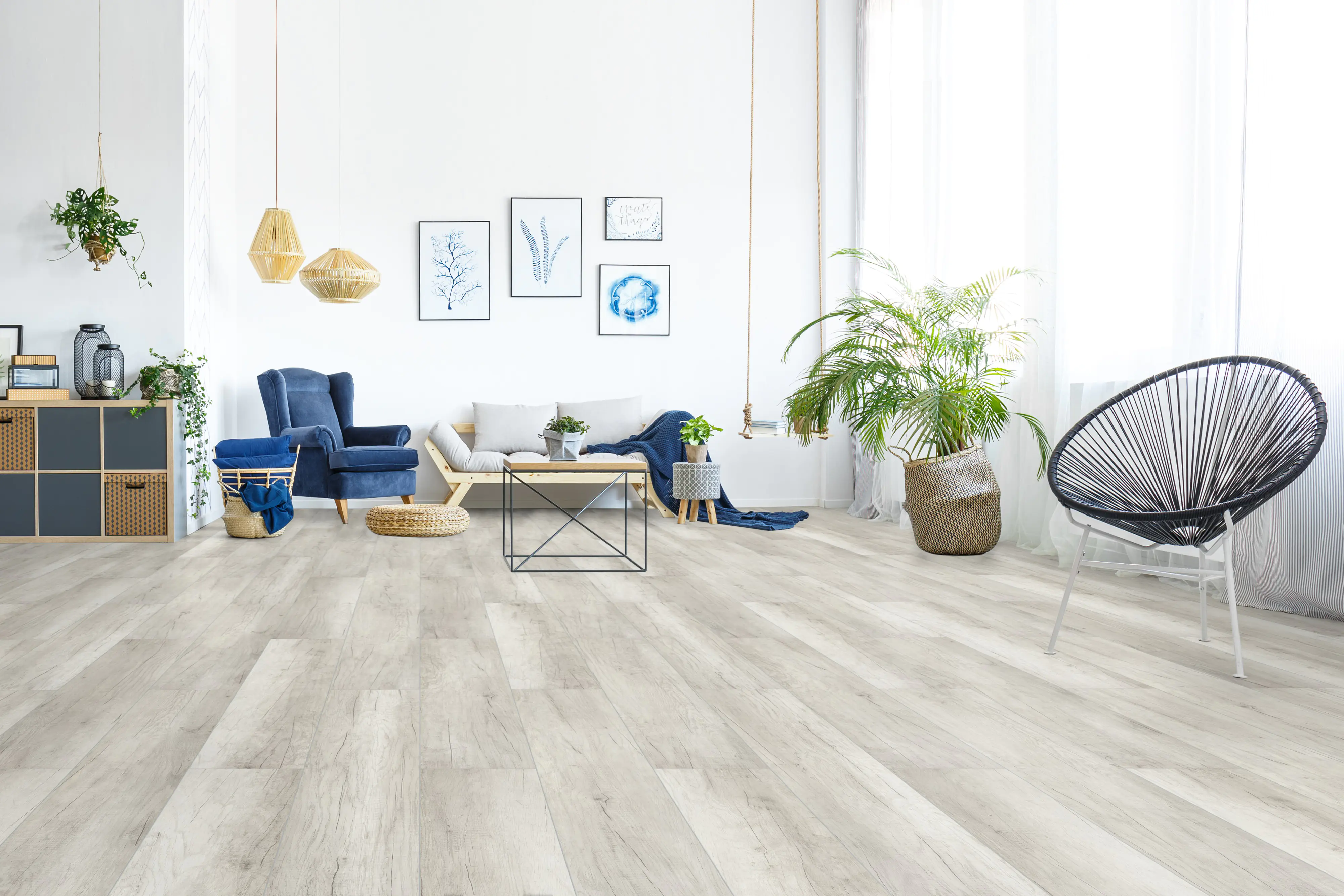 Classen Laminat Megaloc Aquaprotect 128,5 x 19,2 cm 8 mm Oak light grey
