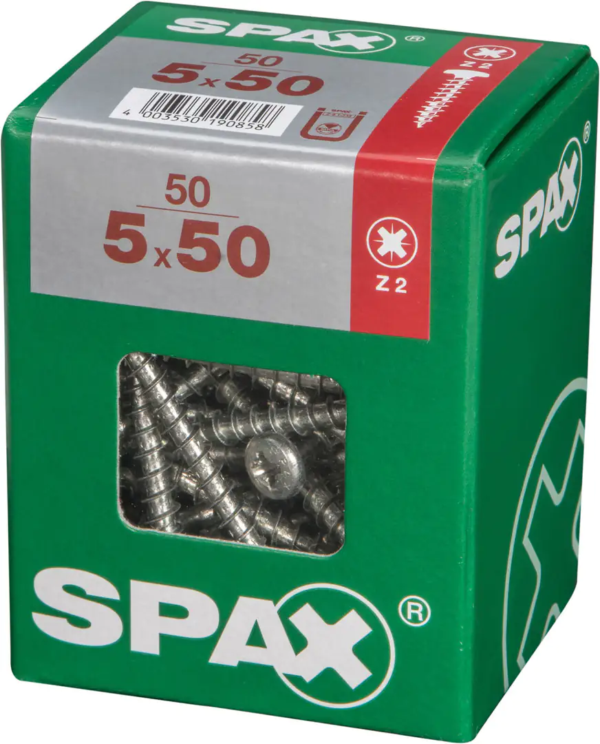 Spax Universalschrauben 5.0 x 50 mm TX 20 - 50 Stk.