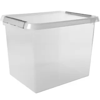 Sunware Aufbewahrungsbox Comfort-Line mit Deckel 50 x 40 cm 52 L transparent 3er Set