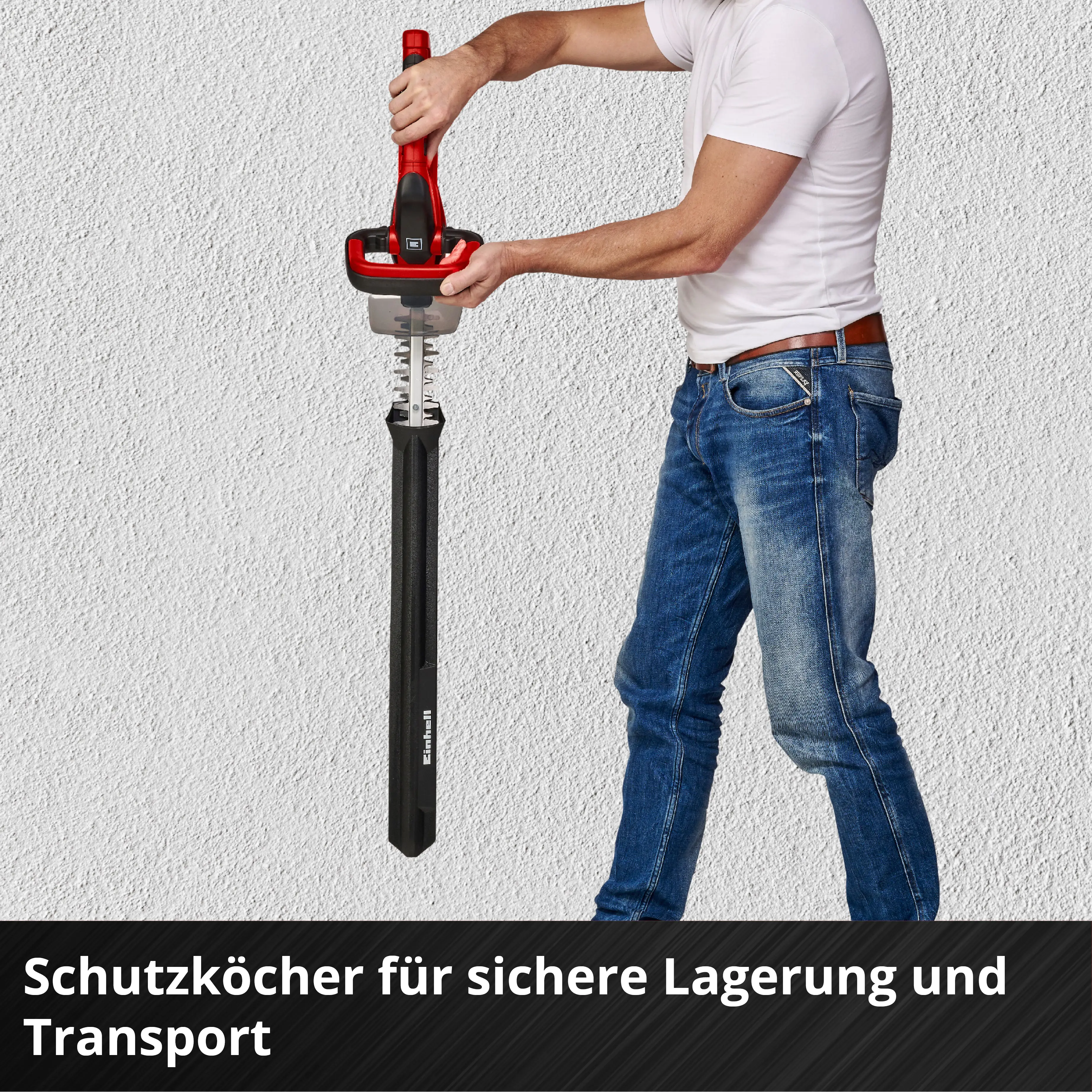 Einhell Akku-Heckenschere GC-CH 1855 55 cm Schnittlänge mit 1 x 2,5 Ah Akku