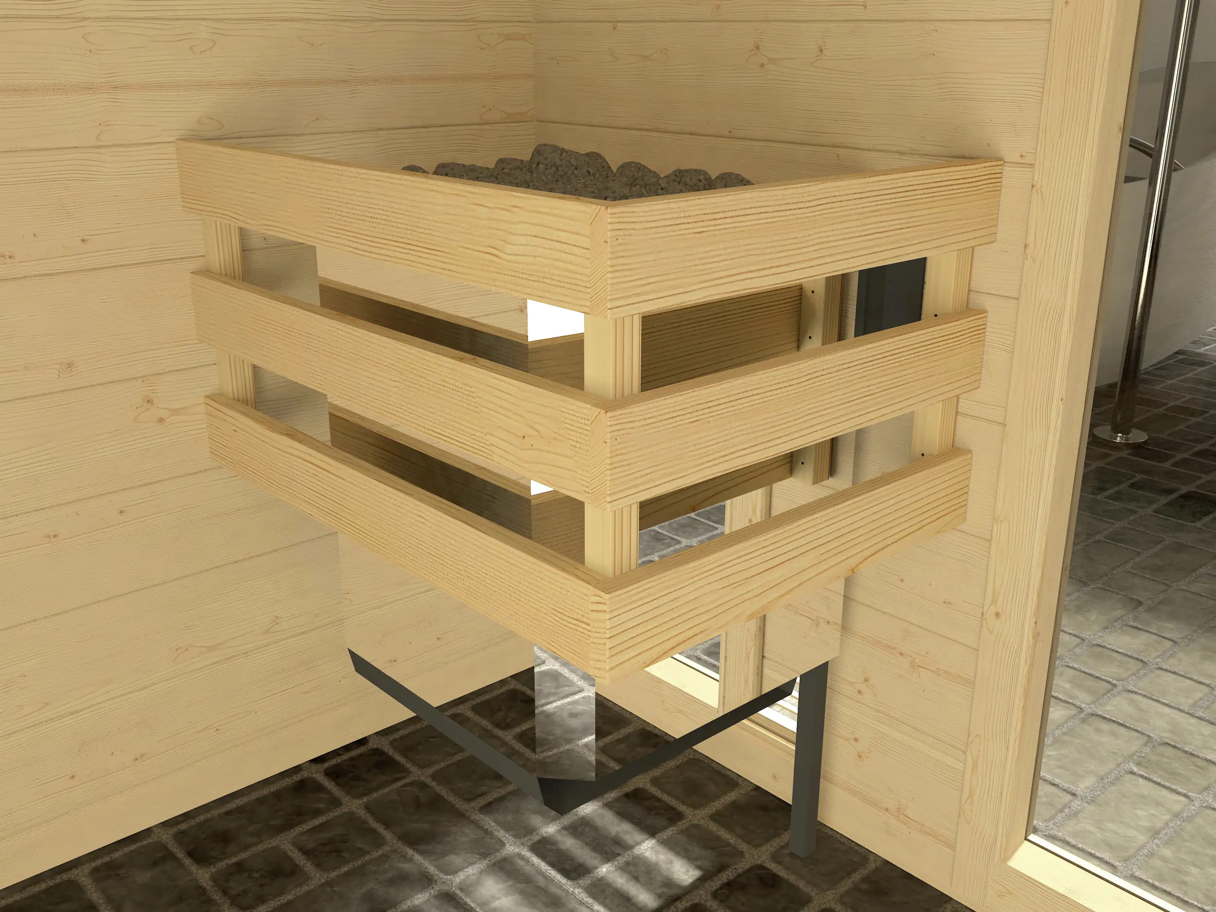Weka Saunahaus NAANTALI Sparset 9,0 kW OS