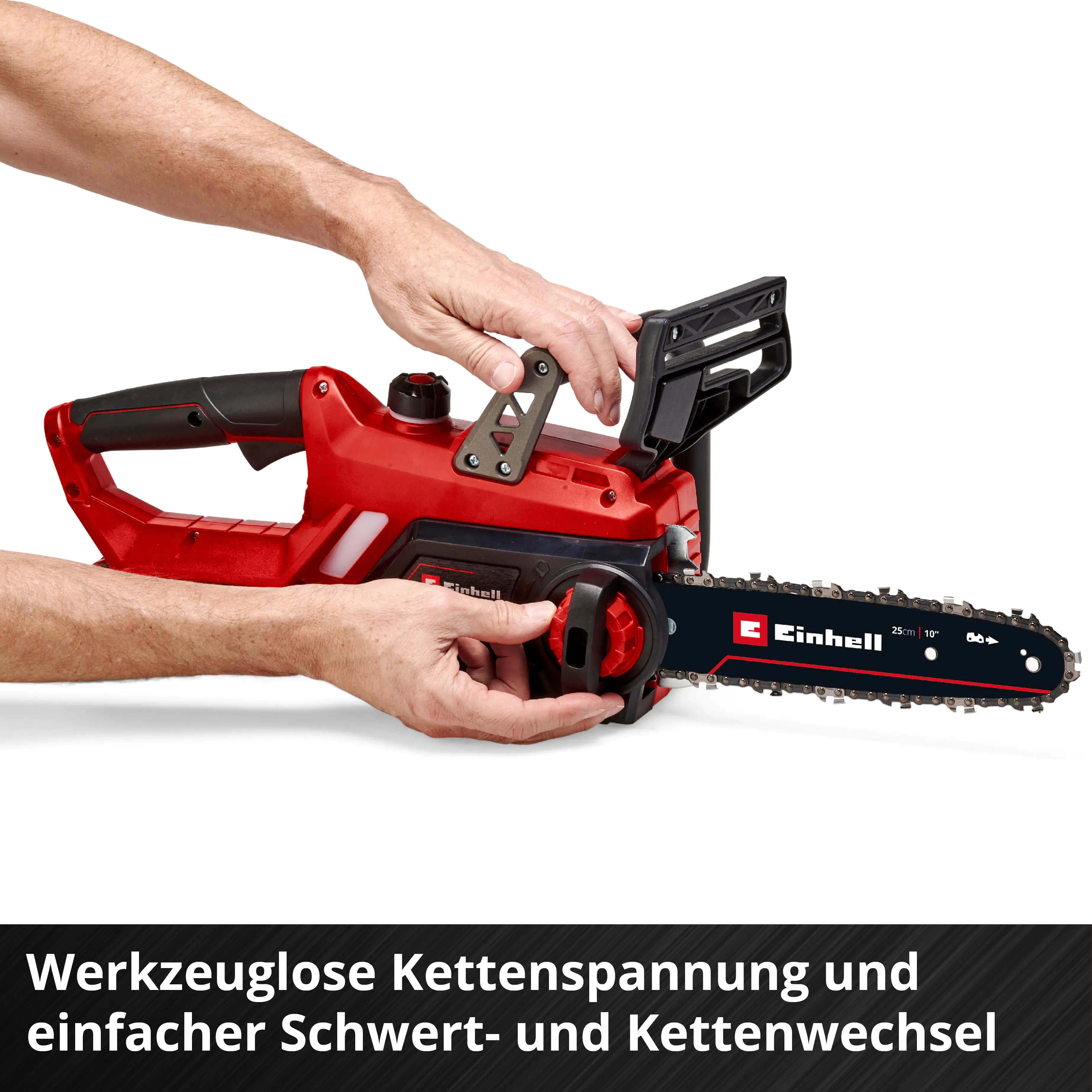 Einhell Akku-Kettensäge GE-LC 18/25-1 Li Kit 25 cm Schwertlänge mit 3,0 Ah Akku