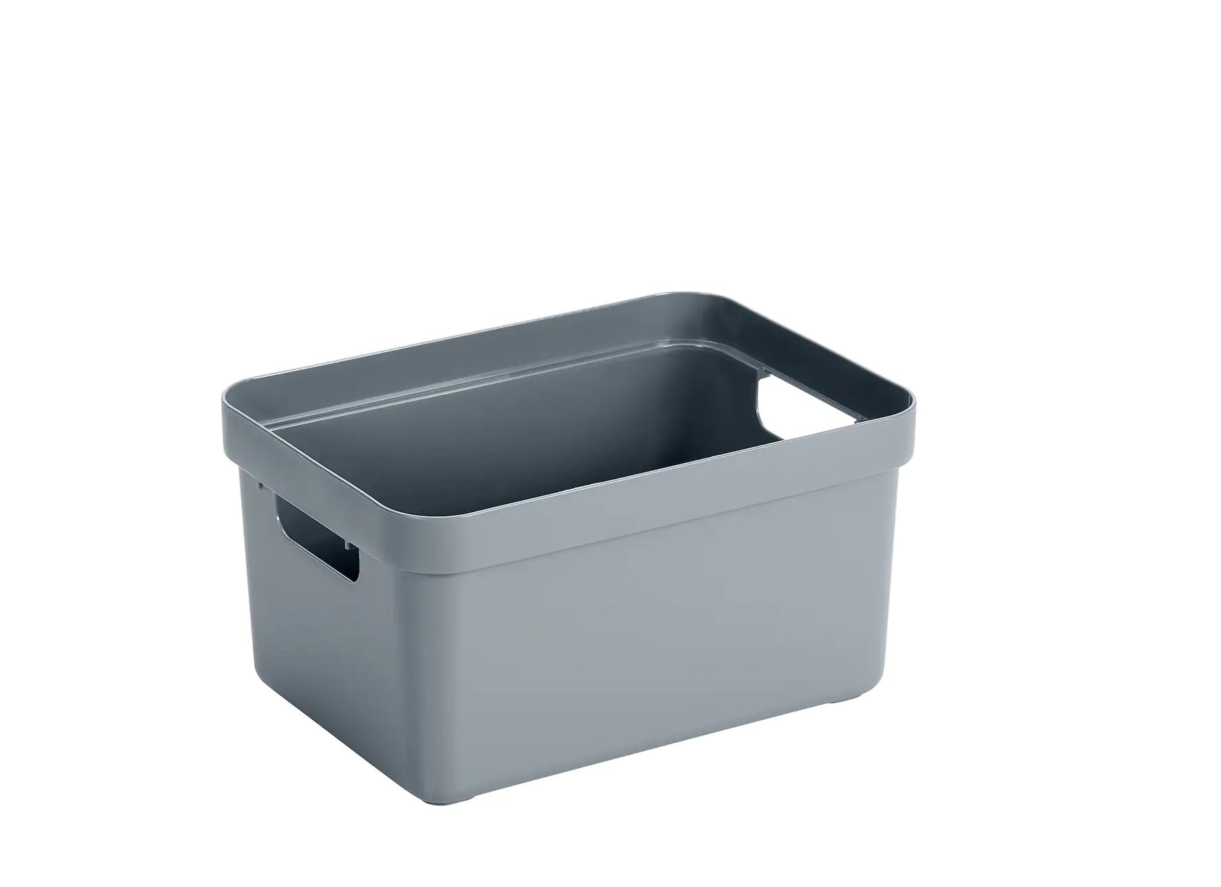Sunware Aufbewahrungsbox Sigma Home mit Griffen 25,2 x 18 cm 5 L blaugrau
