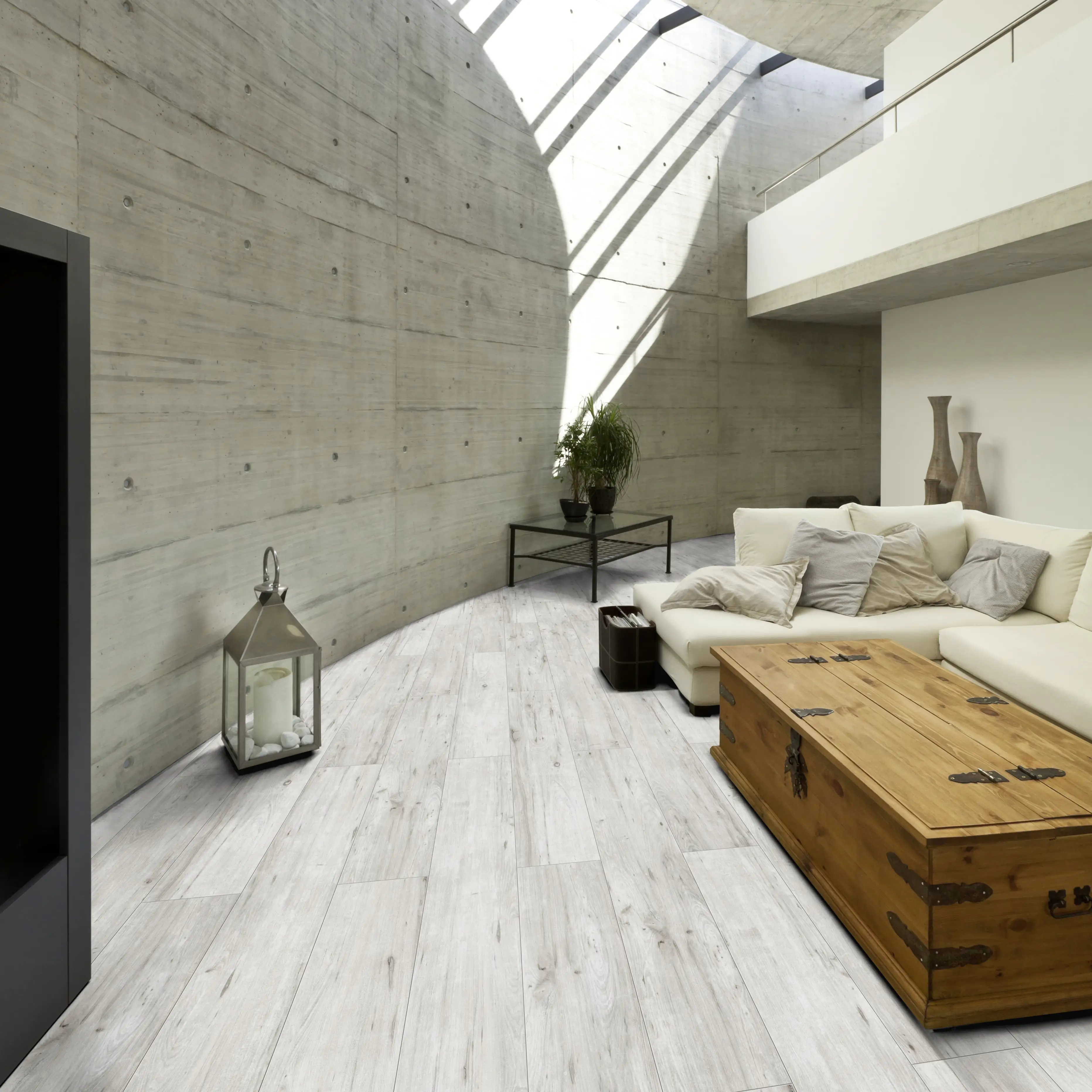 Classen Laminat 7 mm 4V 128,6 x 19,4 cm 7 mm Eiche grau rustikal