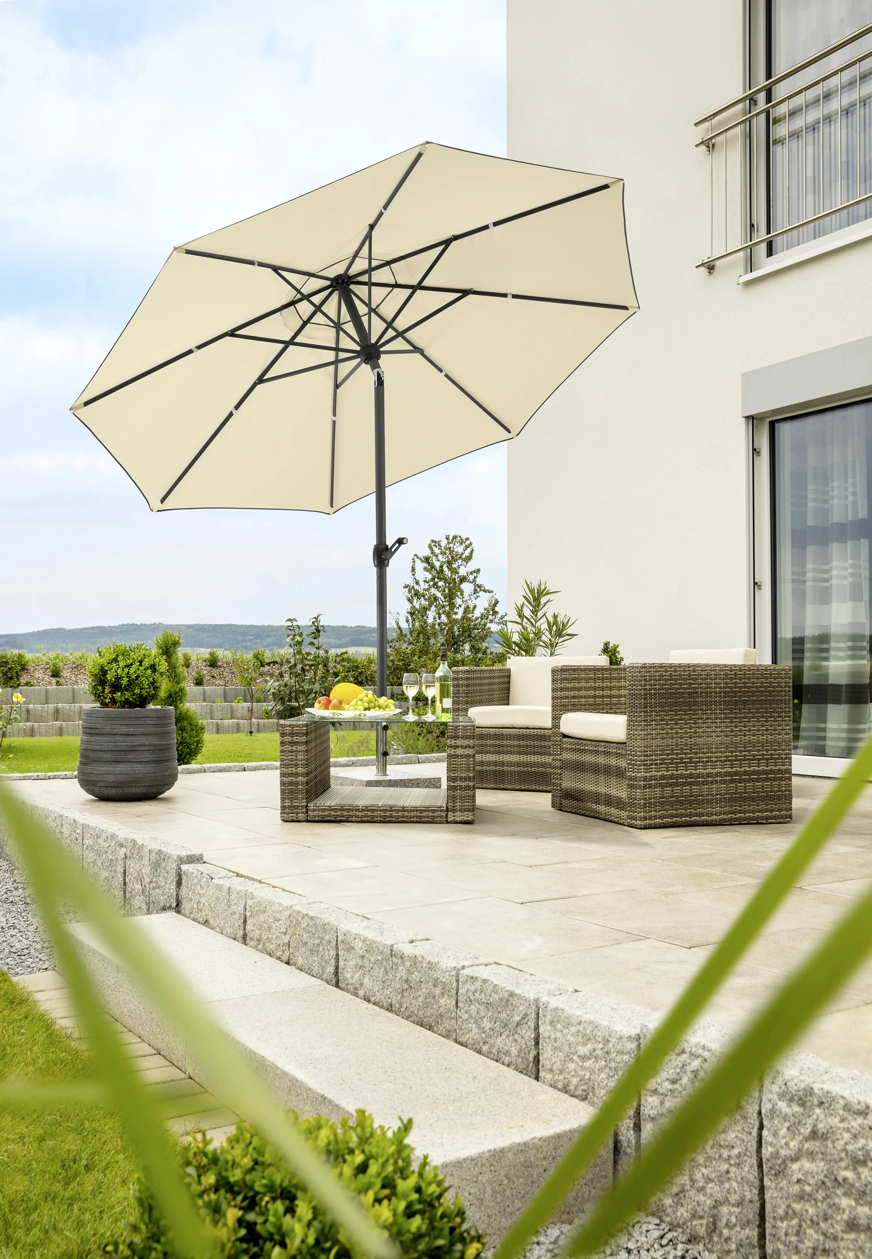 Schneider Sonnenschirm Adria natur Ø 300 cm