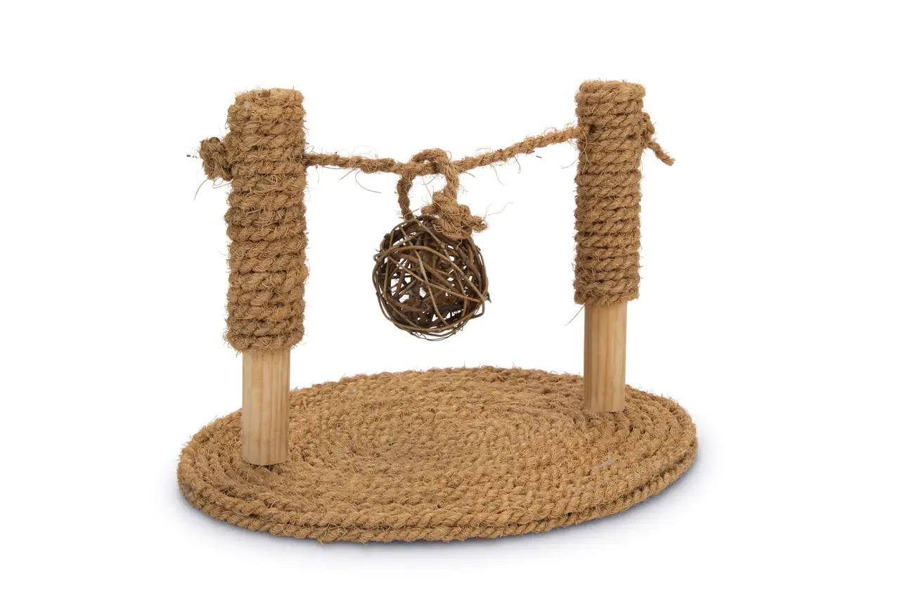 Kokosnusseil Brücke 19X24X16,5cm ,natur