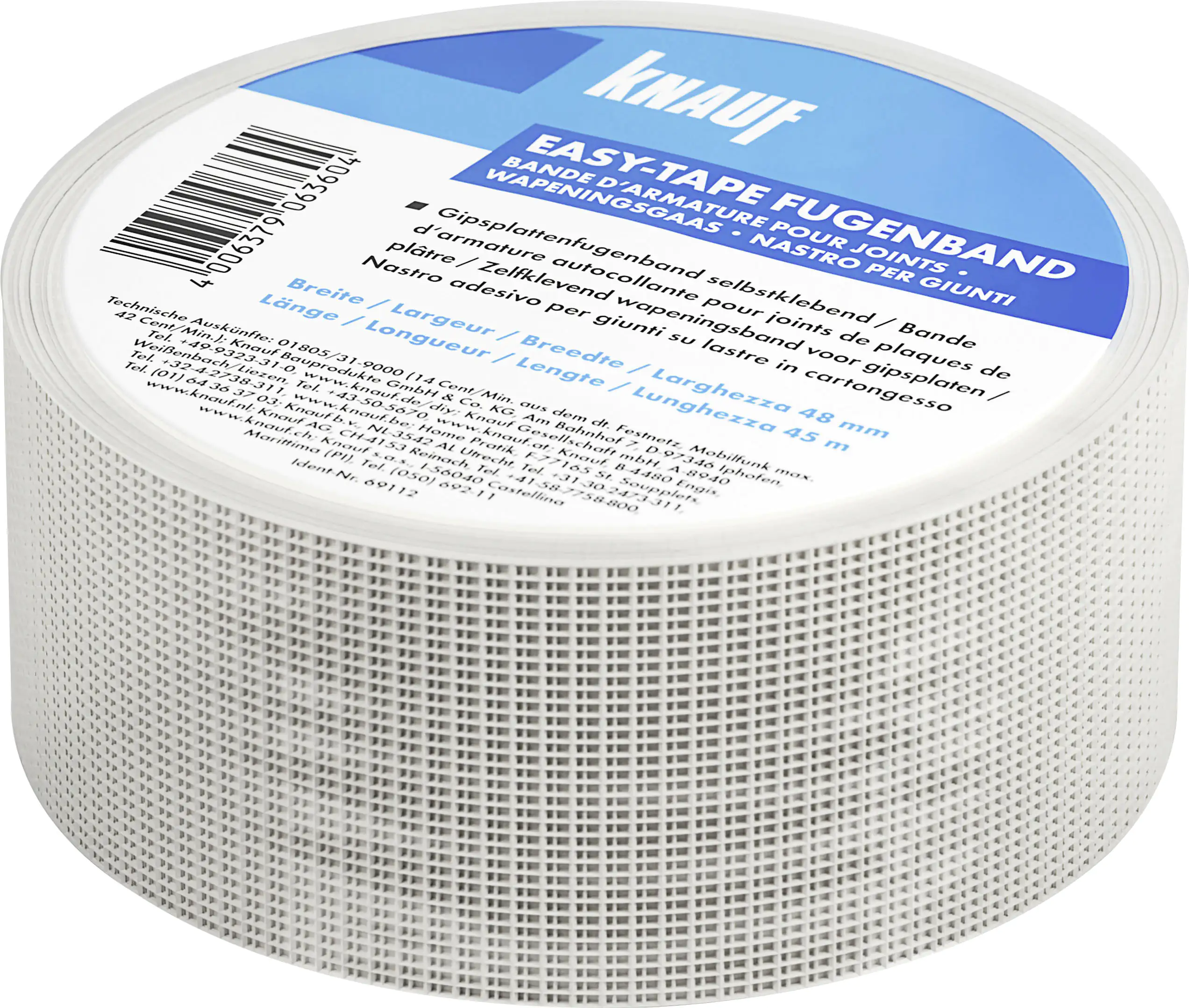 Knauf Gipsfaser-Fugenband easy-tape 45 m x 48 mm