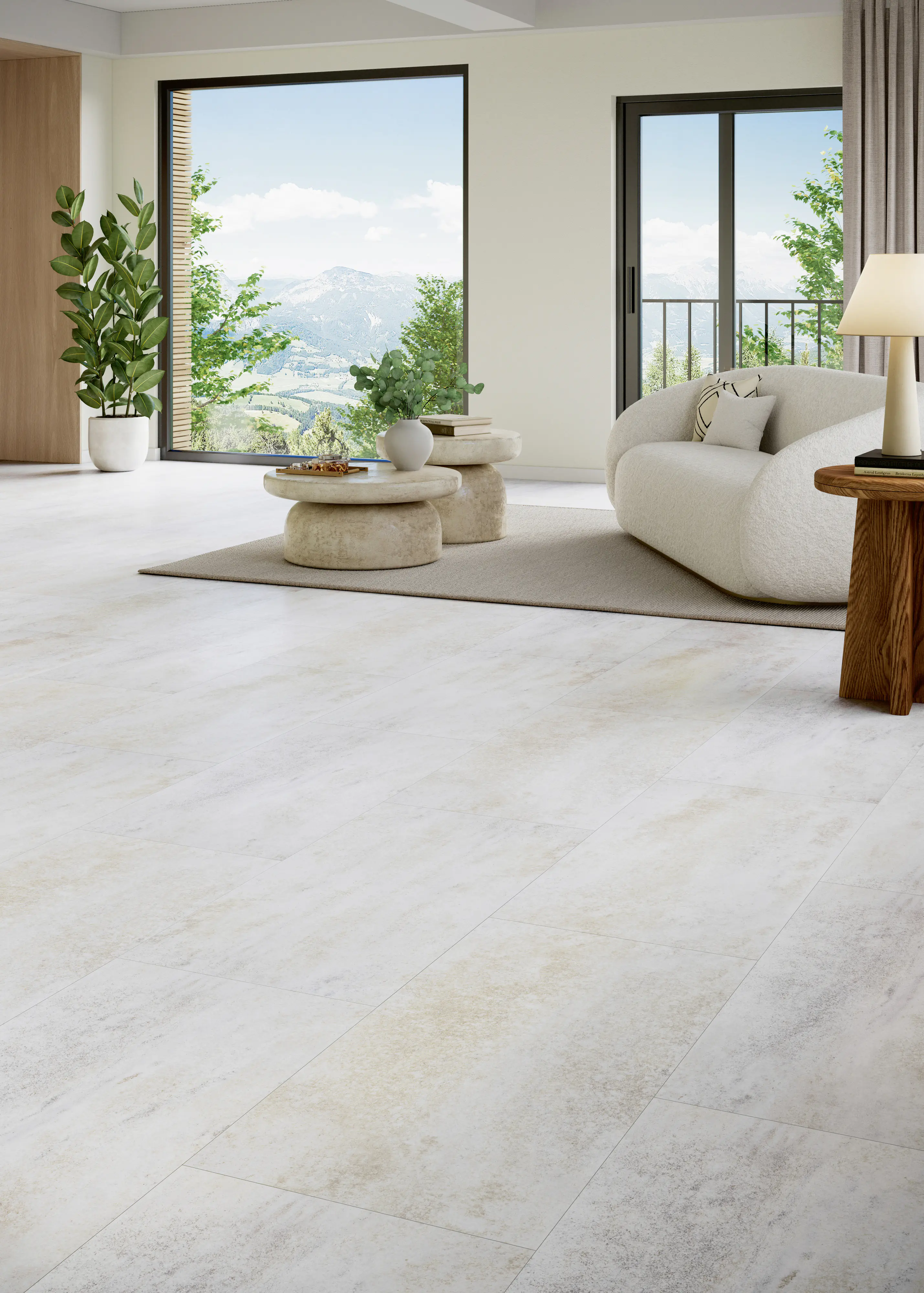Parador Vinylboden mit Trittschalldämmung Basic 5.3 Dolomit weiß