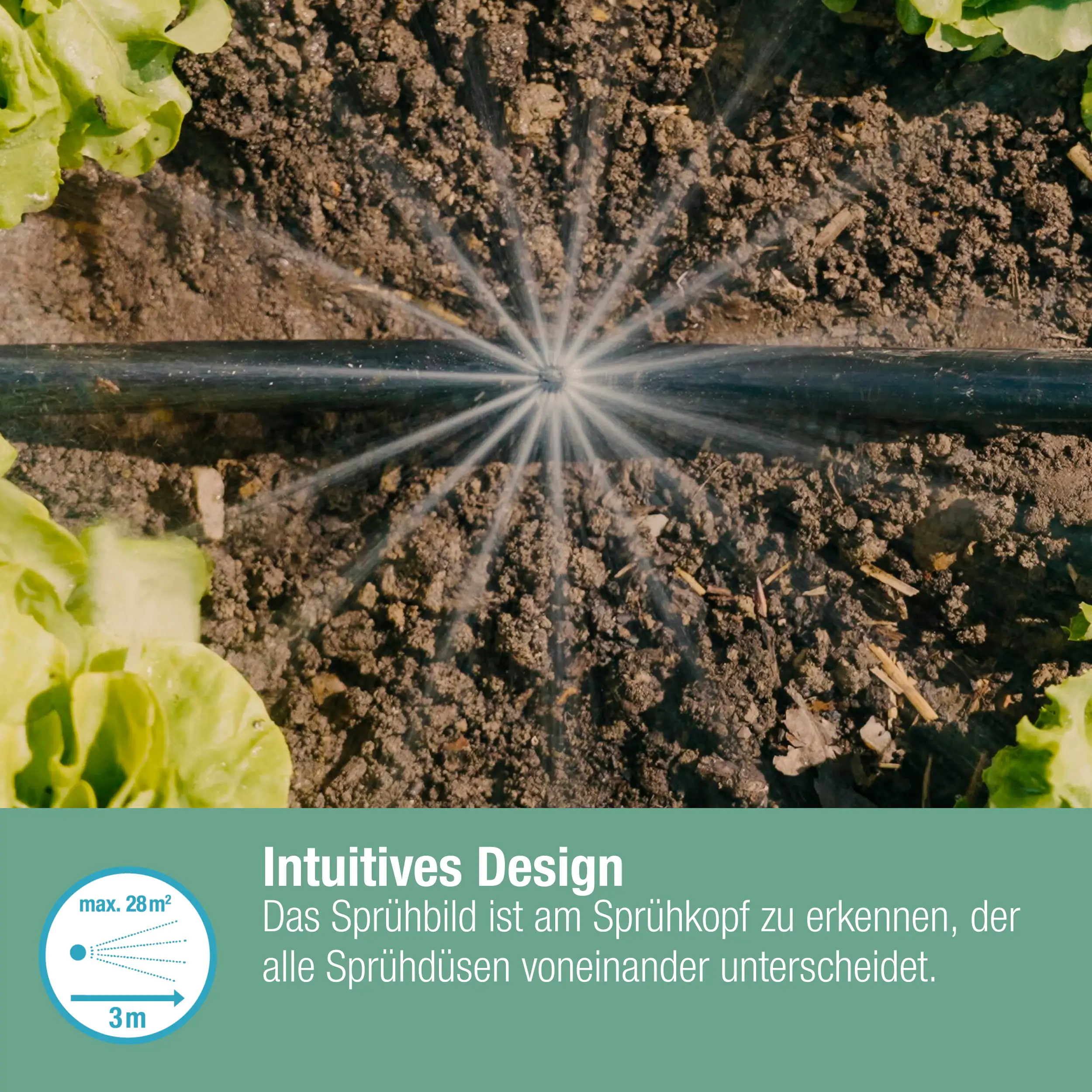 Gardena Sprühdüse, 360°