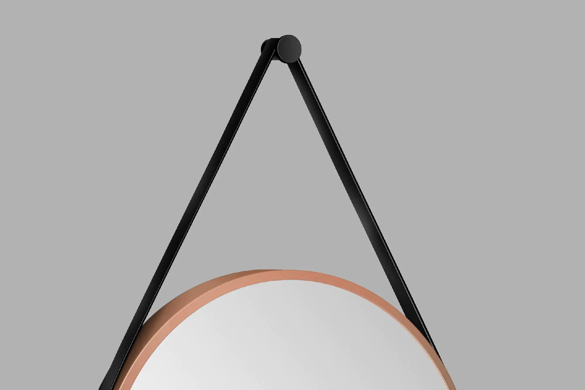DSK Design Spiegel Silver Coiffeur Ø50 cm, kupfer