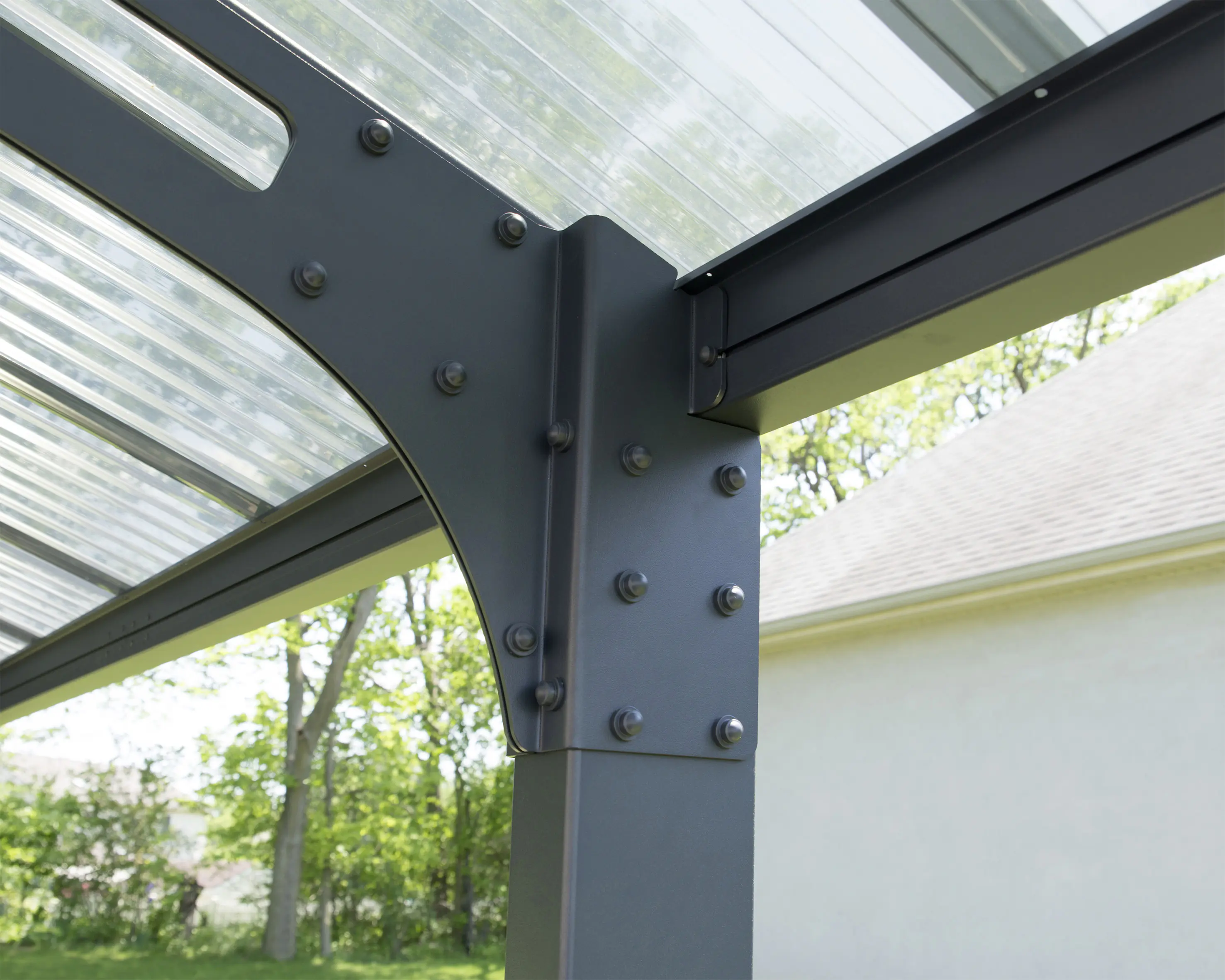 Canopia Carport Arizona Wave 5000 Grau Alu 495 x 289 cm