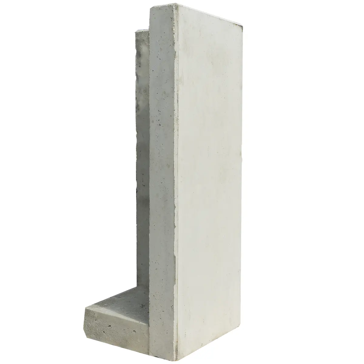 EHL L-Stein Ecke Beton 50 x 50 x 155 cm grau