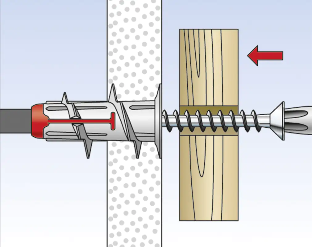 Fischer Gipskartondübel DuoBlade 44 mm - 40 Stück
