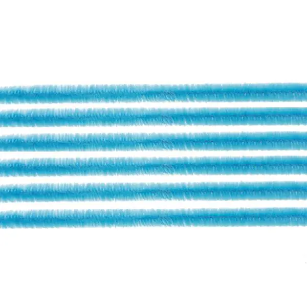 Glorex Biegeplüsch hellblau 10 Stück