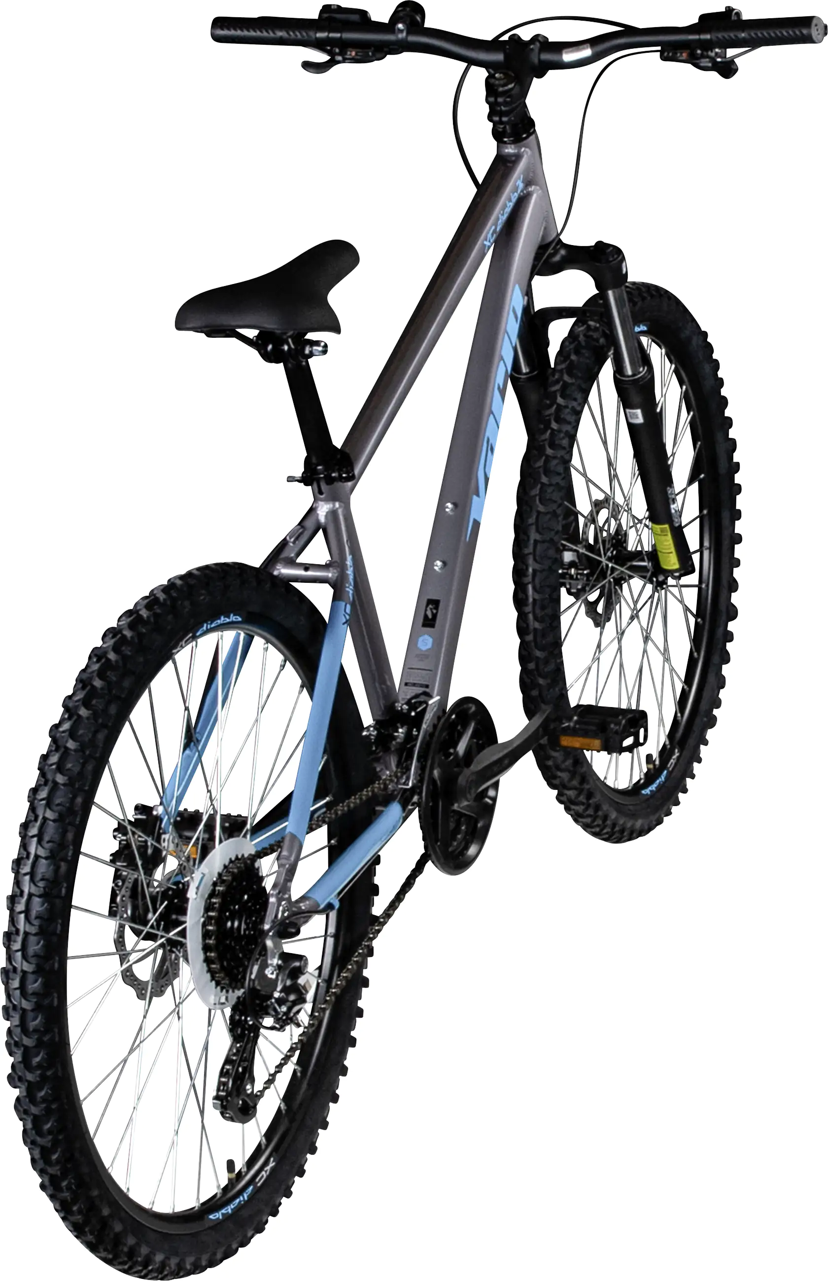 Vario Mountainbike XC DIABLO 26 MTB Hardtail 26 Zoll RH 40cm 24-Gang grau  blau