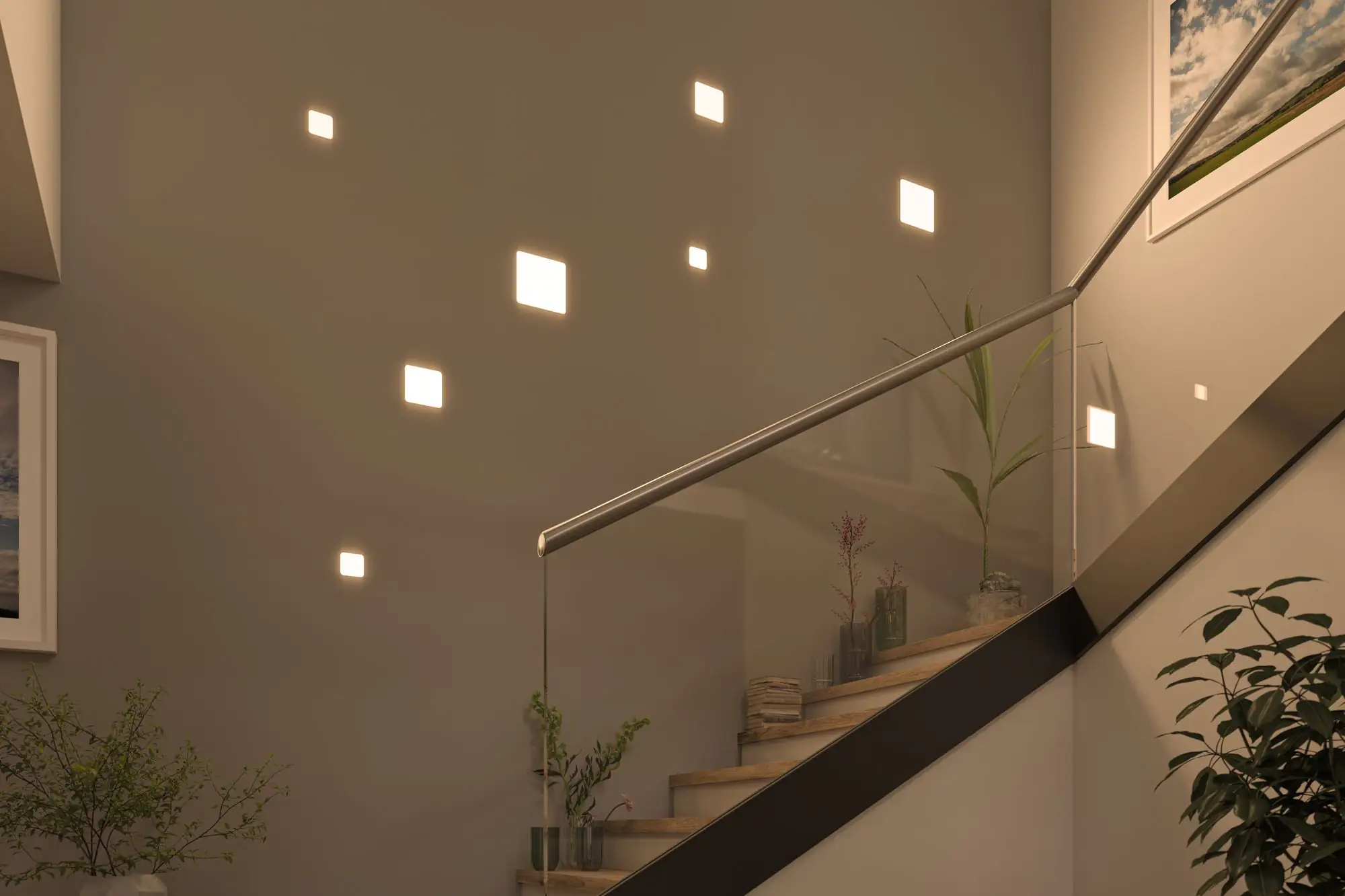 Paulmann Einbauleuchte LED Veluna Varifit eckig 12,5 cm 8,5 W satin
