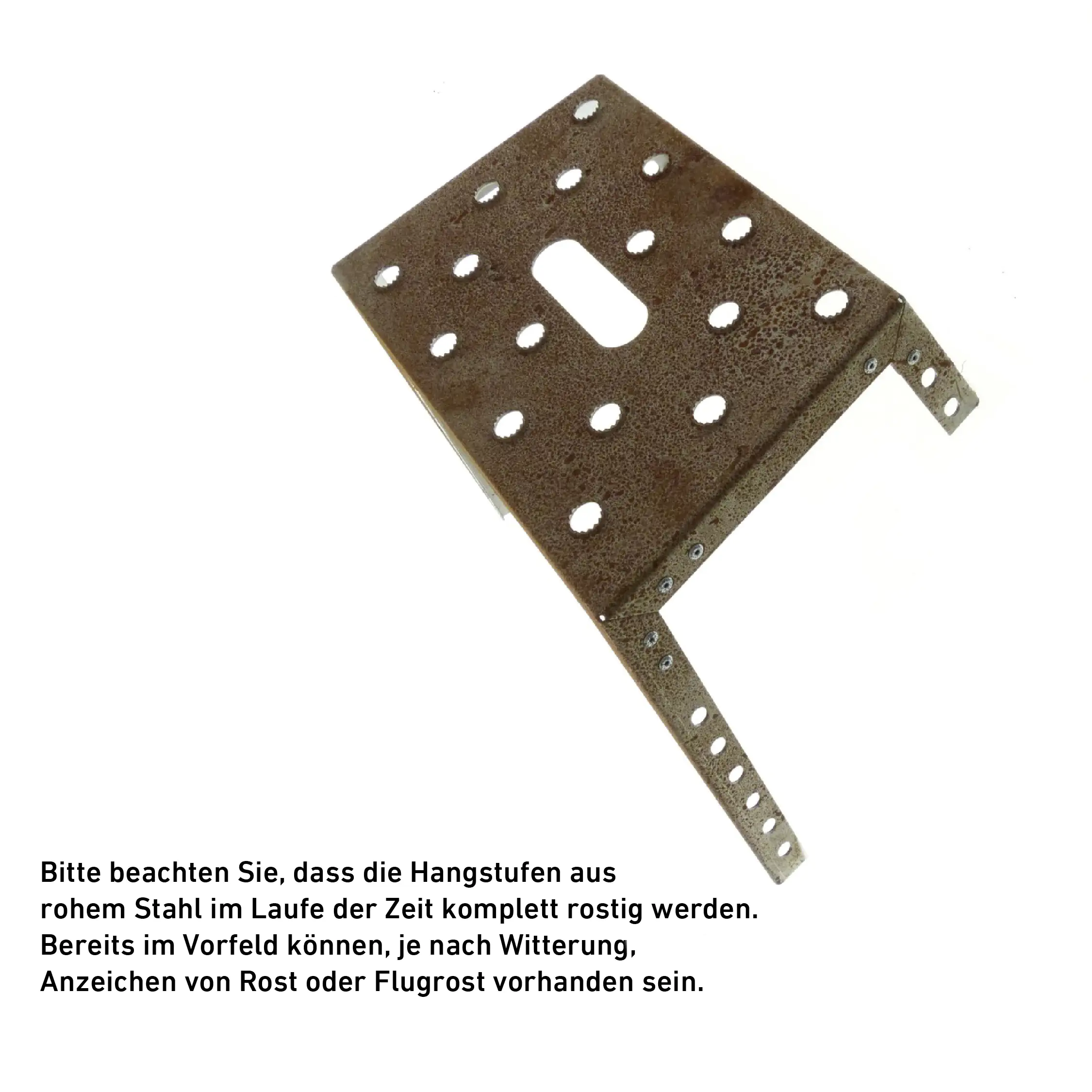 Dolle Hangstufe Stahl verzinkt 20 x 20 cm