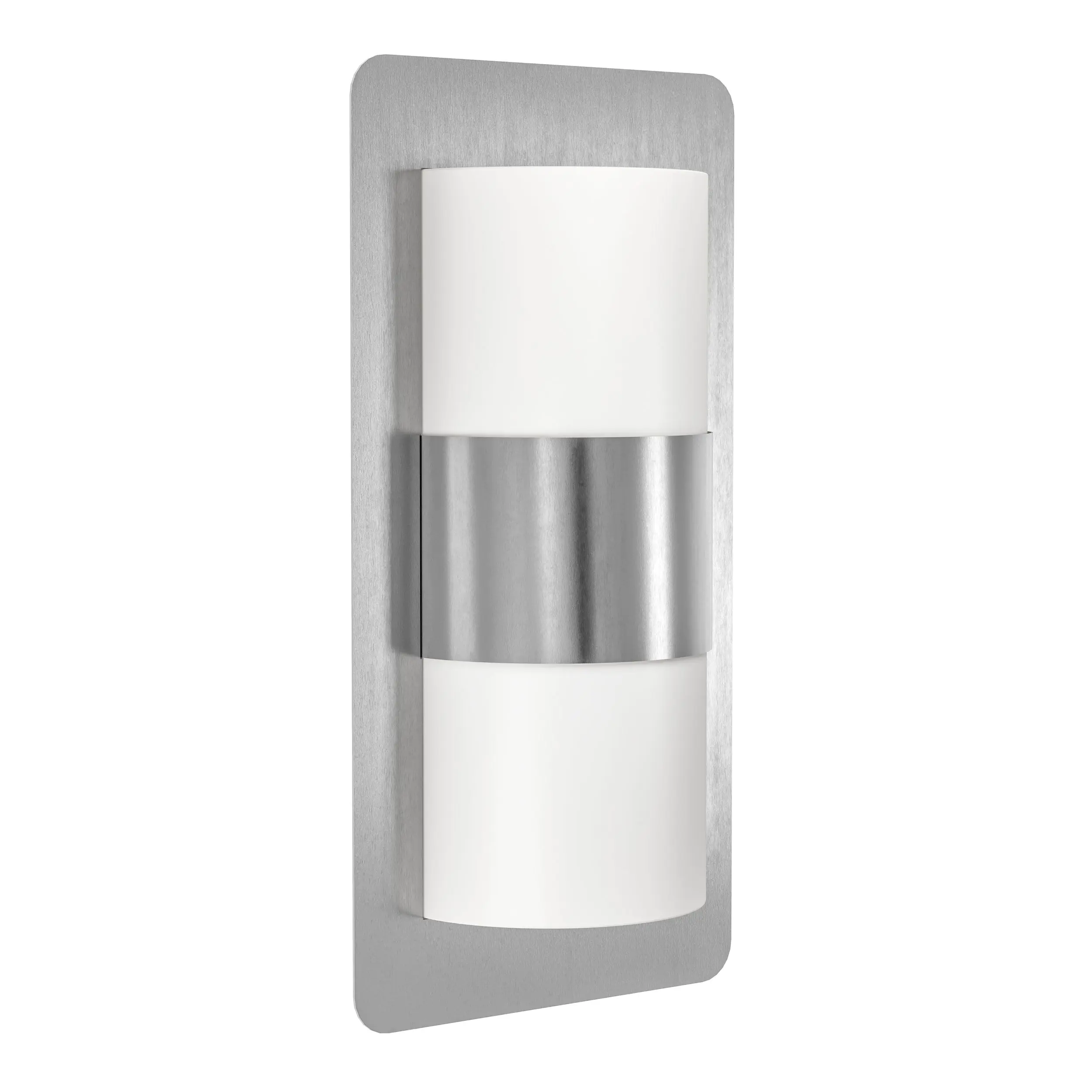 Eglo Außen-Wandleuchte Cistierna E27 edelstahl/weiß Up- & Downlight