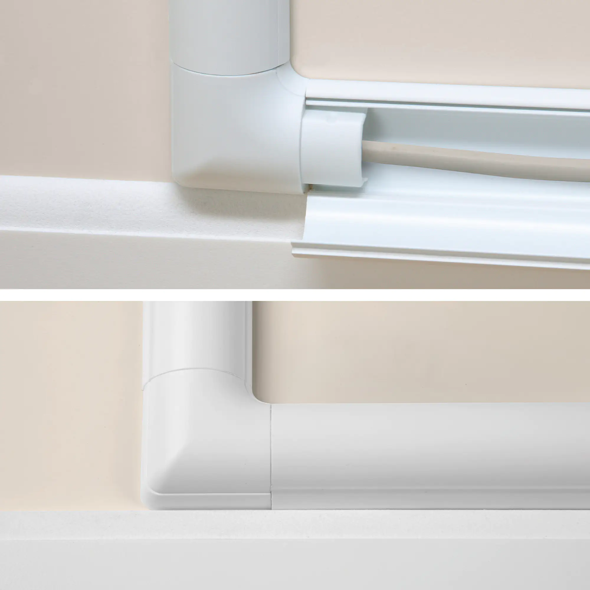 D-Line Design Kabelkanal Zubehör-Set 30x15mm weiß, 10-teilig