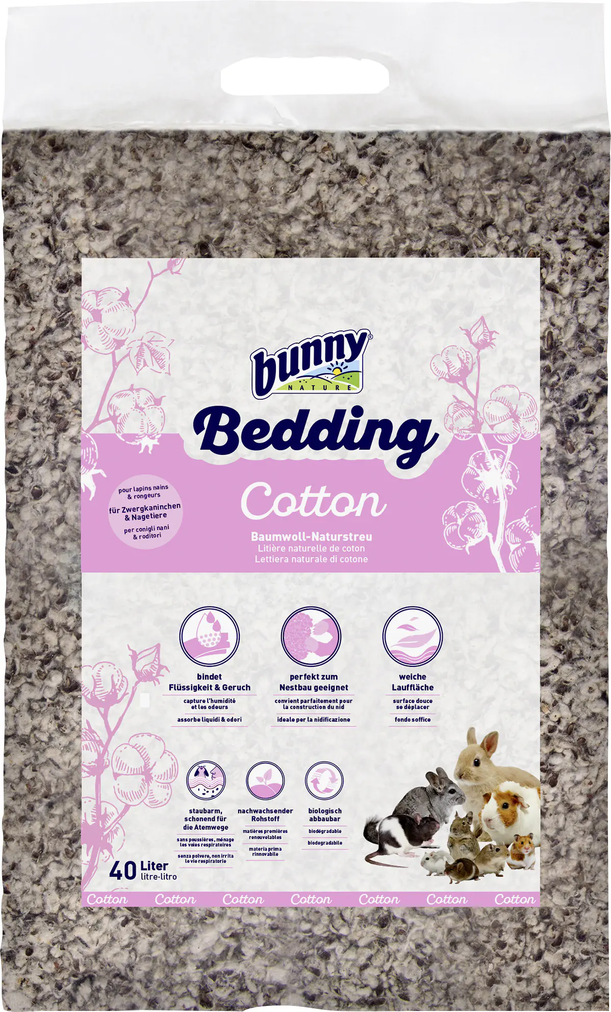 Bunny Nature Bedding Cotton Nagereinstreu 40 Liter