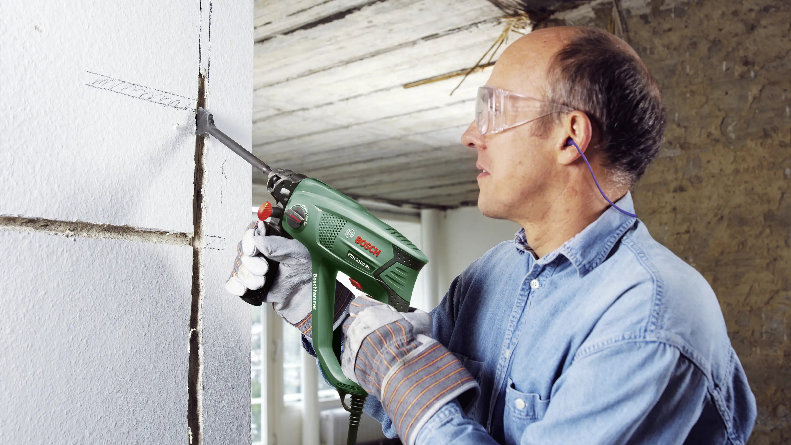 Bosch Bohrhammer PBH 2100 RE 550 W