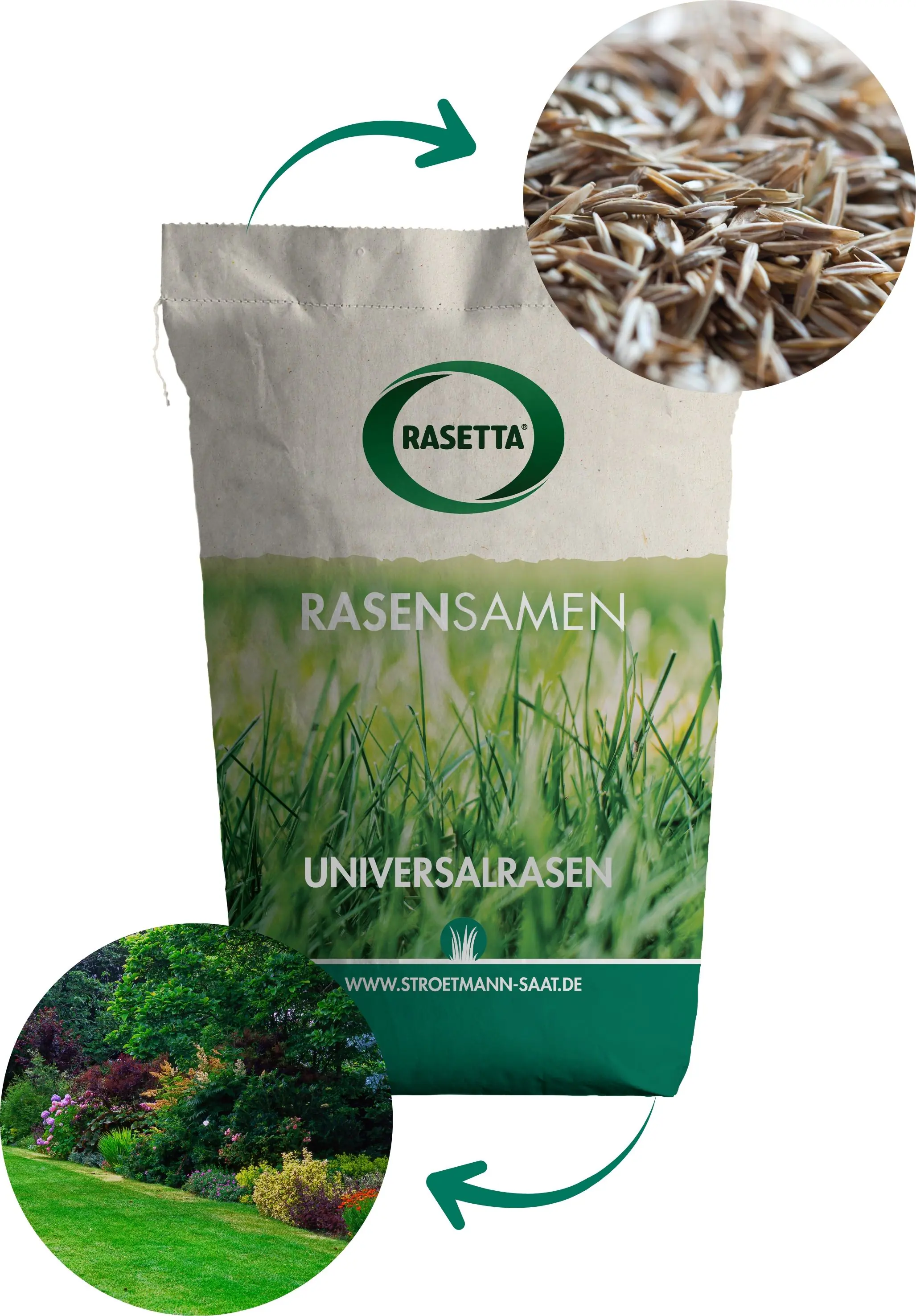 Rasetta Rasensaatgut Universalrasen 10 kg