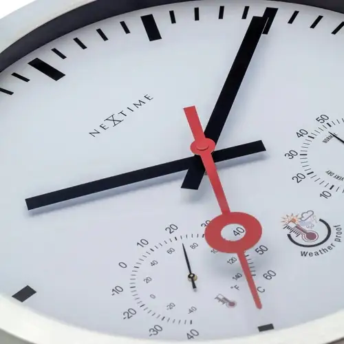 Nextime Außenwanduhr Clematis 4307AR Ø 35 cm