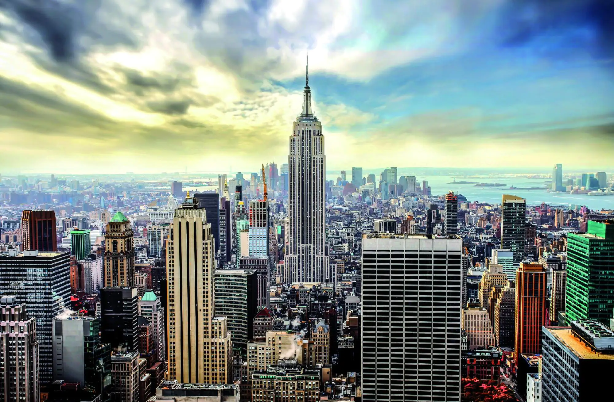 Deco-Canvas Bild - View Over New York 116 x 76 cm