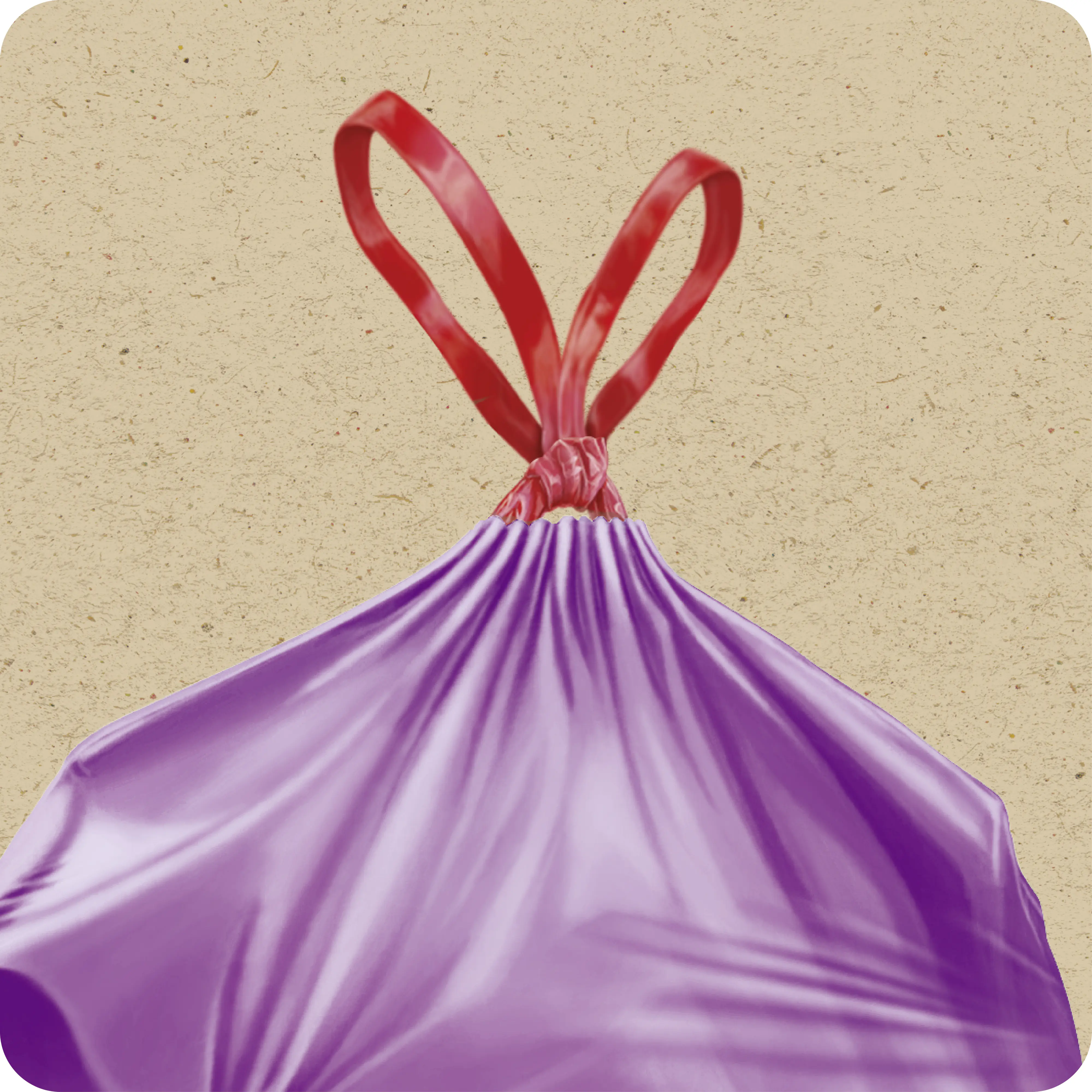 Swirl Duft-Müllbeutel Vanille-Lavendel 10 L Reißfest & Dicht 14 Stück