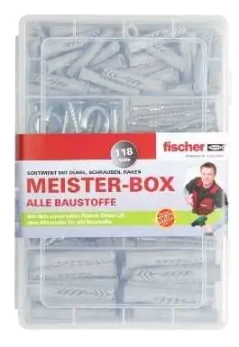 Fischer Dübel UX Meisterbox - 118 Stück
