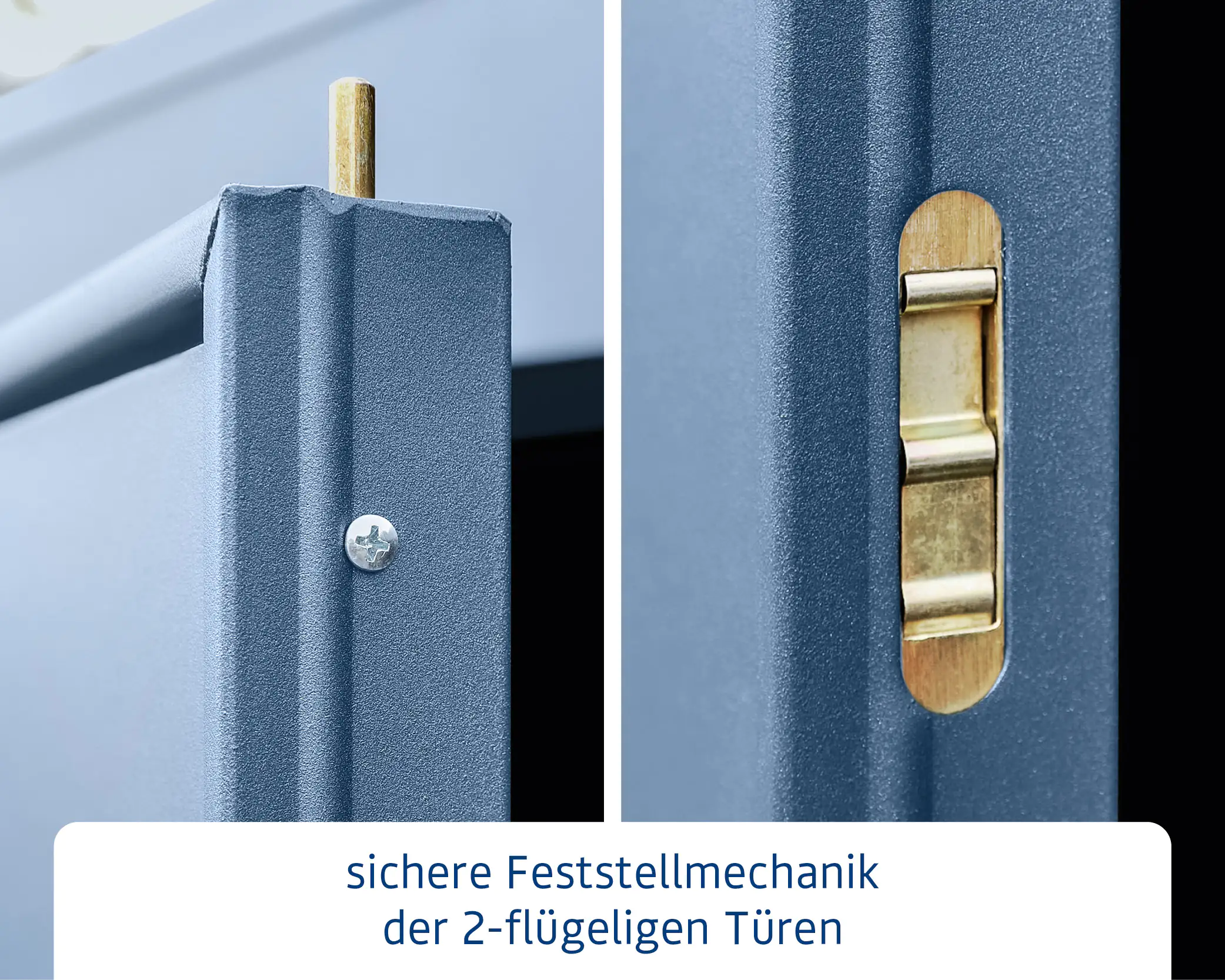 EcoStar Gerätehaus Elegant-S Typ 1 taubenblau