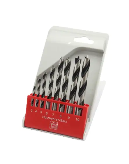 TrendLine Bohrer-Set für Holz 8-teilig Rundschaft