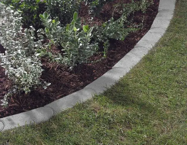 Kann Rasenkante Mini 24 x 10 x 4,5 cm grau 560 St. Palettenabnahme