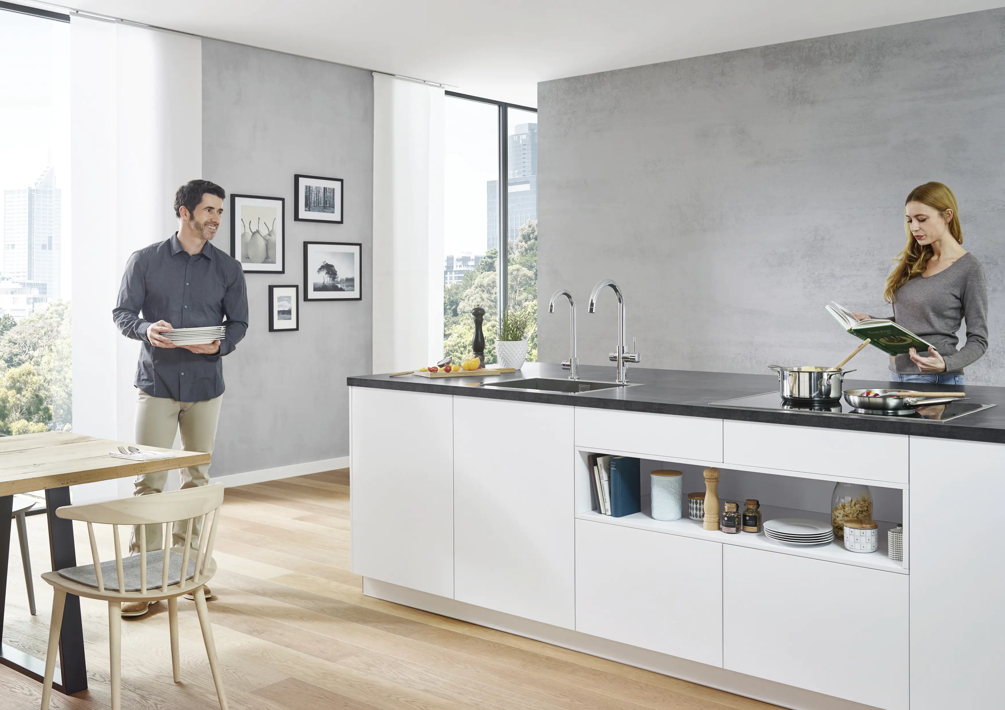 Grohe Blue Home Mono Starter Kit chrom