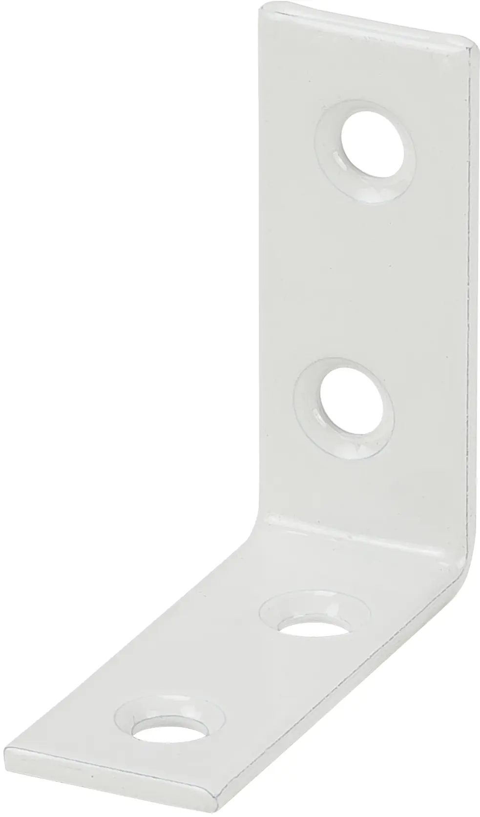 Vormann Stuhlwinkel 25x25x15 mm Stahl weiß - 1 Stück