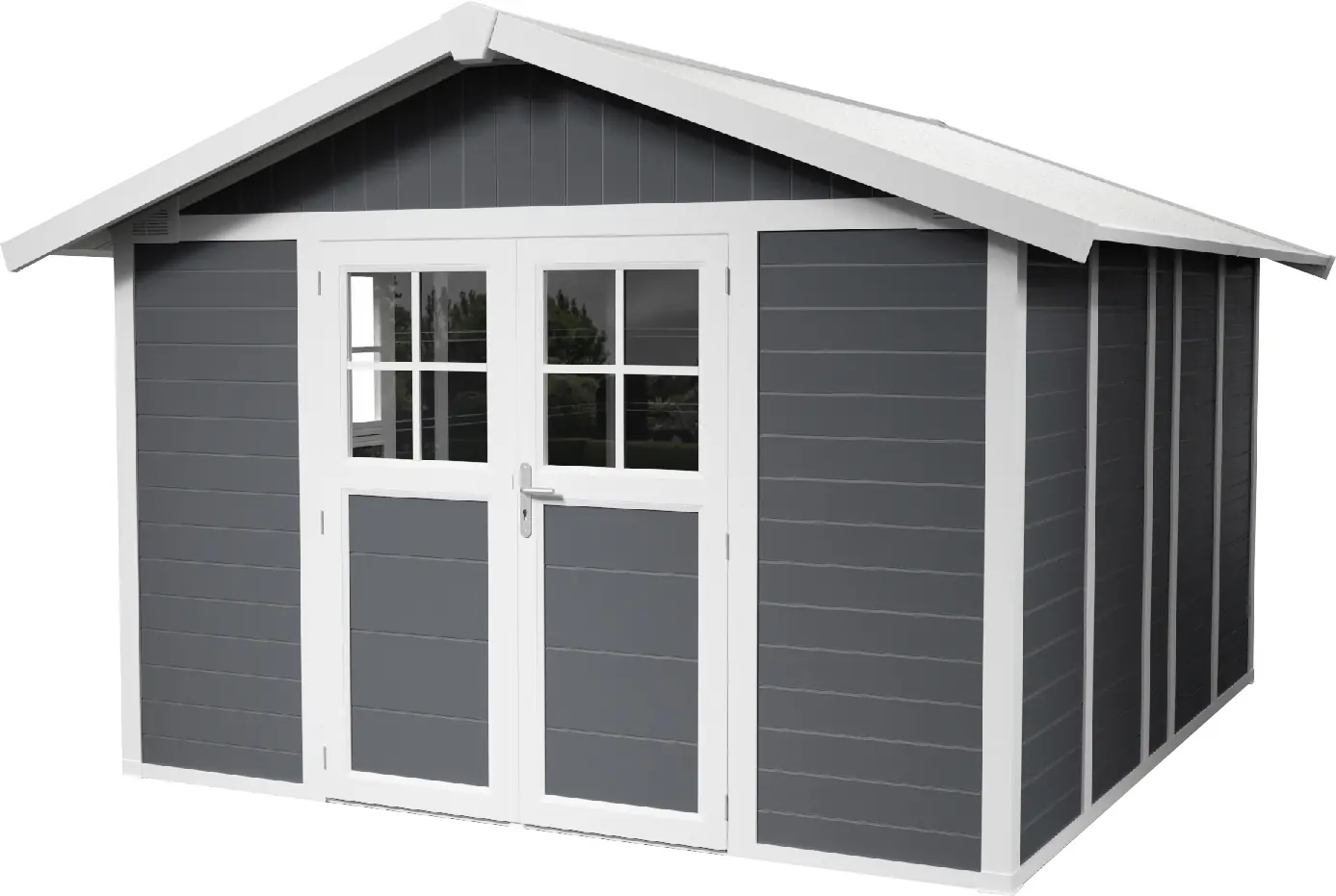 Grosfillex Gartenhaus Deco H 11 370 x 407 cm (inkl. Dachüberstand)