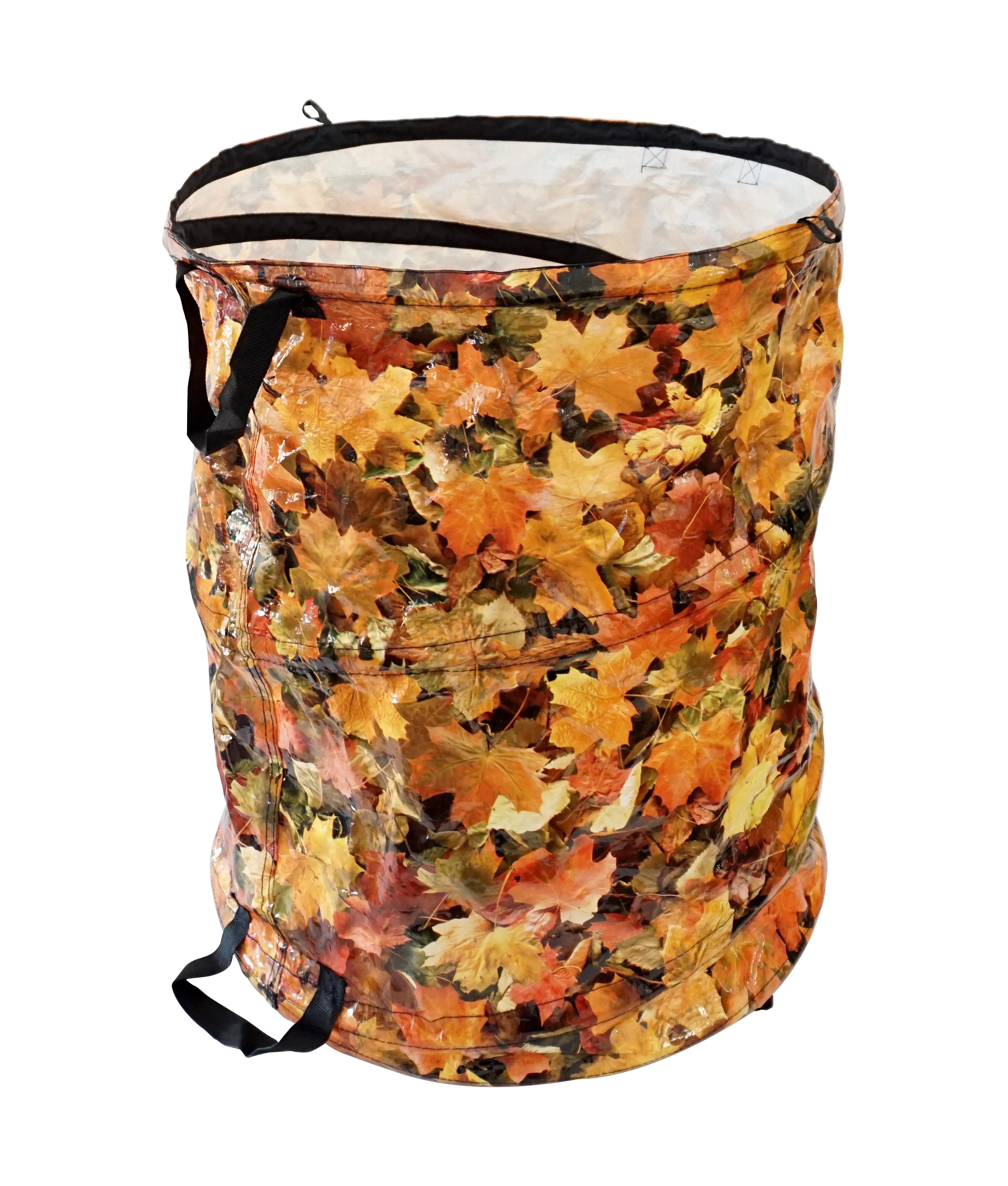 TrendLine Gartenabfallsack 120 L mit Entleerhilfe Laubmotiv