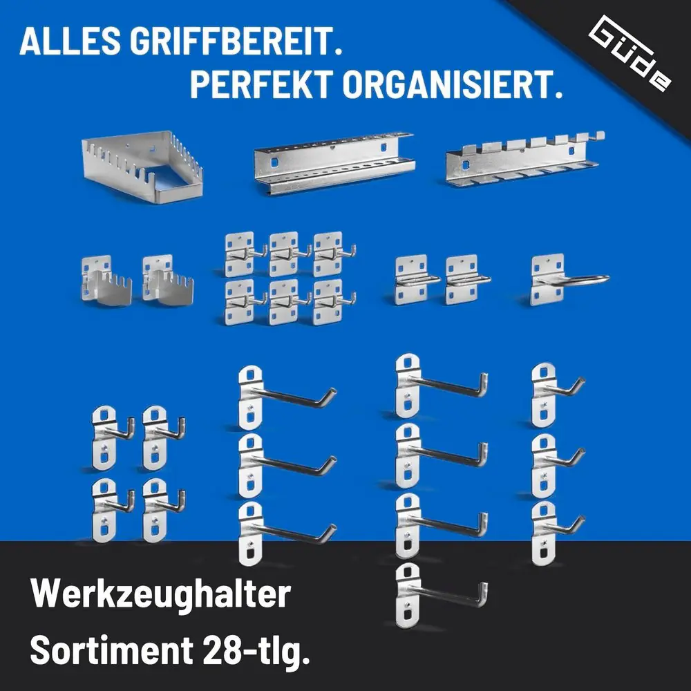 Güde Werkzeughaltersortiment 28-teilig