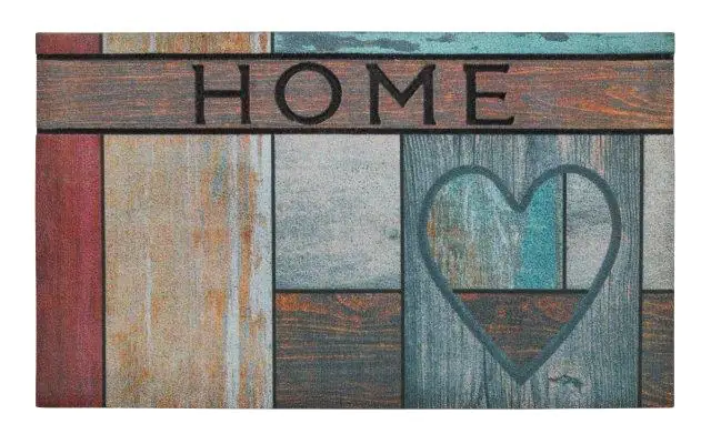 Fußmatte La Traviata Top Wooden Heart, 45 x 75 cm