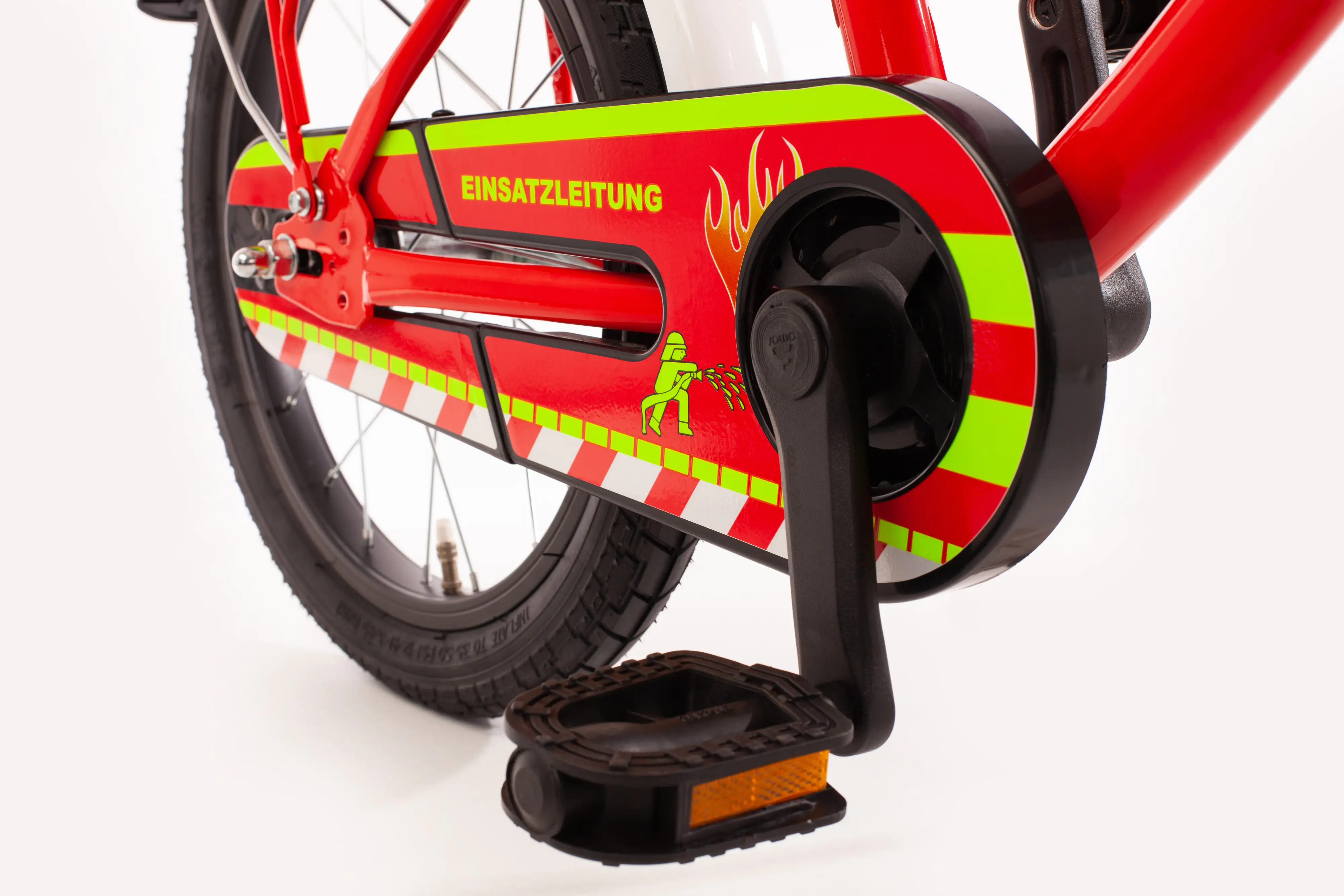 Bachtenkirch Kinderfahrrad Feuerwehr 12 Zoll feuerrot