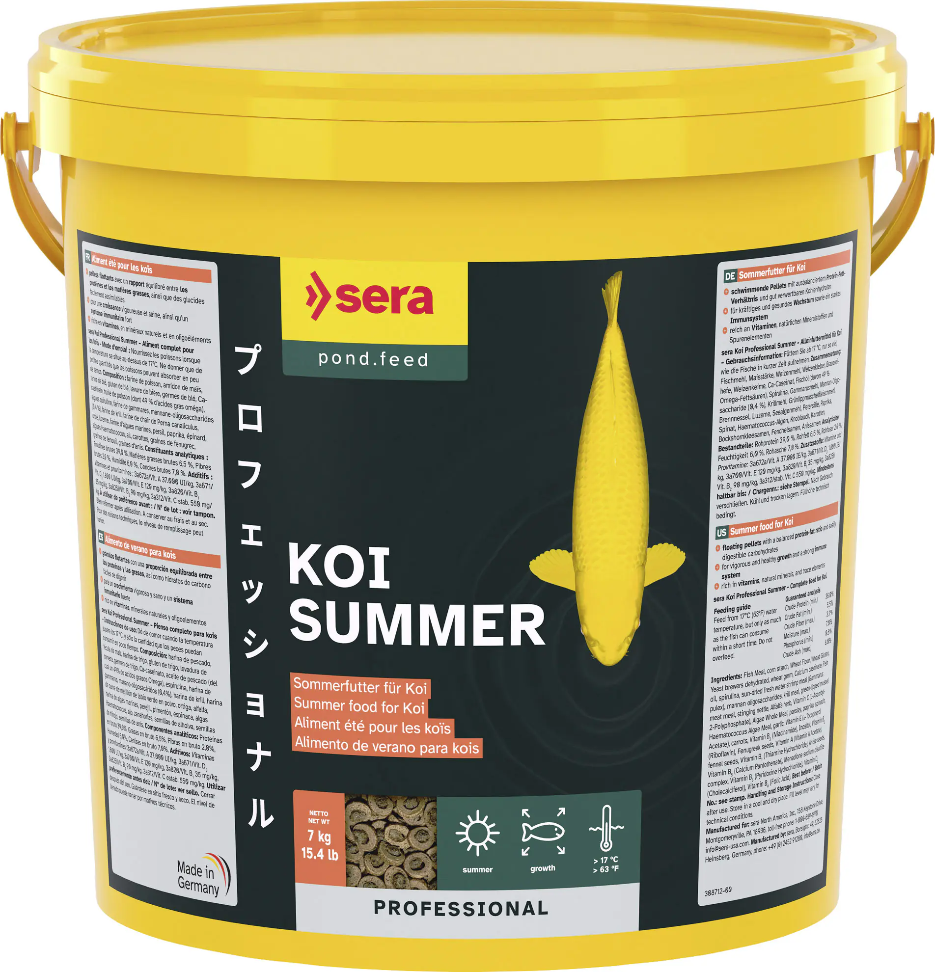 Sera Koifutter Professional Summer 21 L