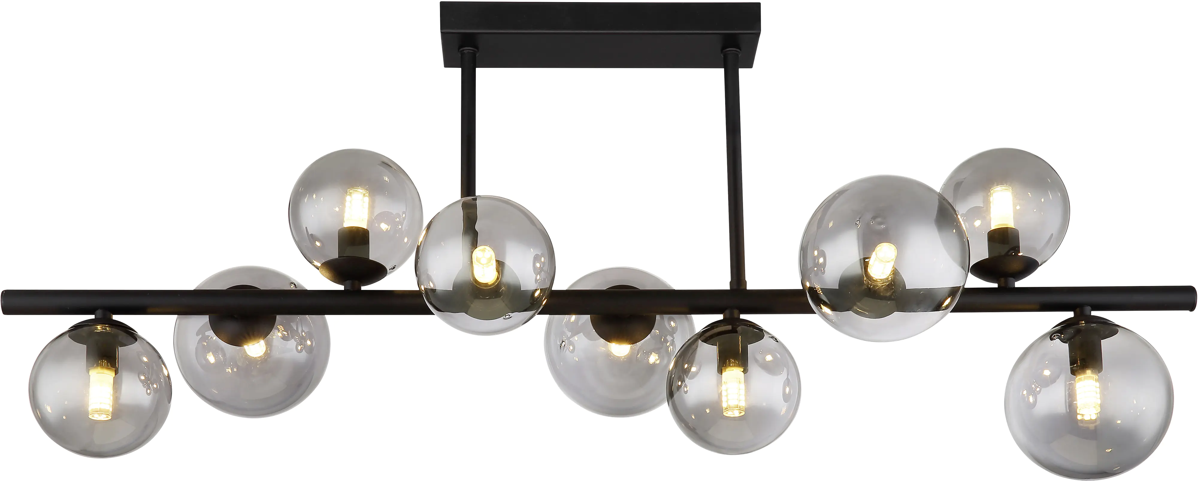 Globo Deckenleuchte Riha schwarz 87 x 30 cm 9 x G9 LED, 3 W