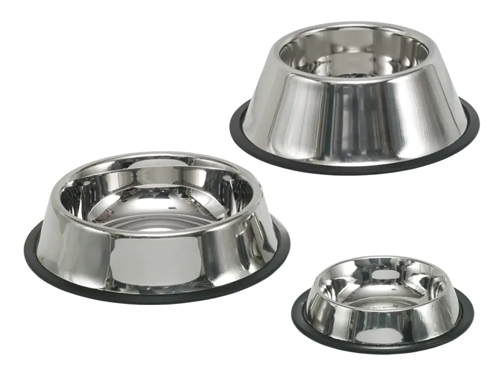 Nobby Edelstahlnapf rutschfest 33,5 cm 2,50 L