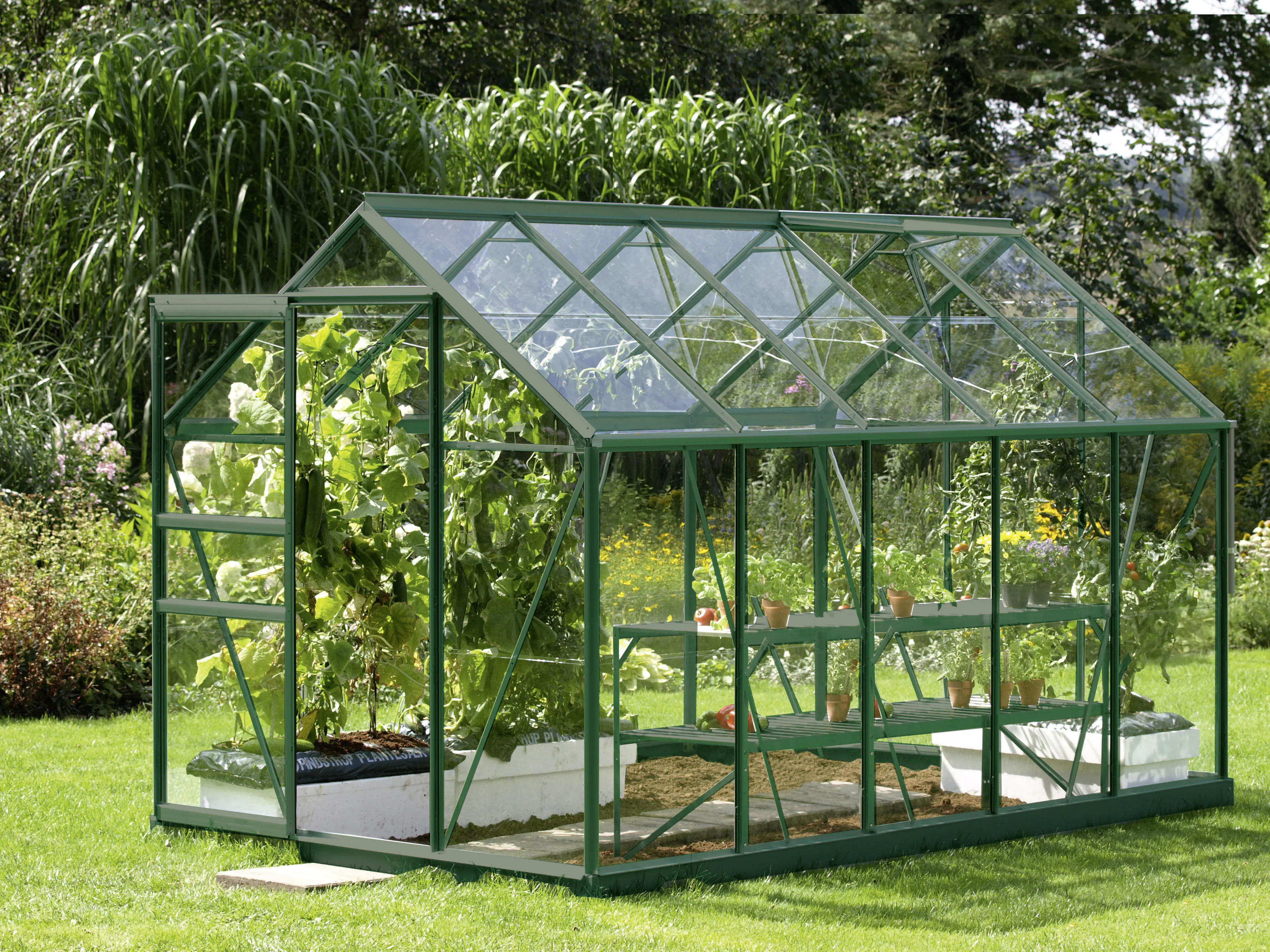 Vitavia Gewächshaus Venus 6200 192 x 317 cm 3 mm ESG