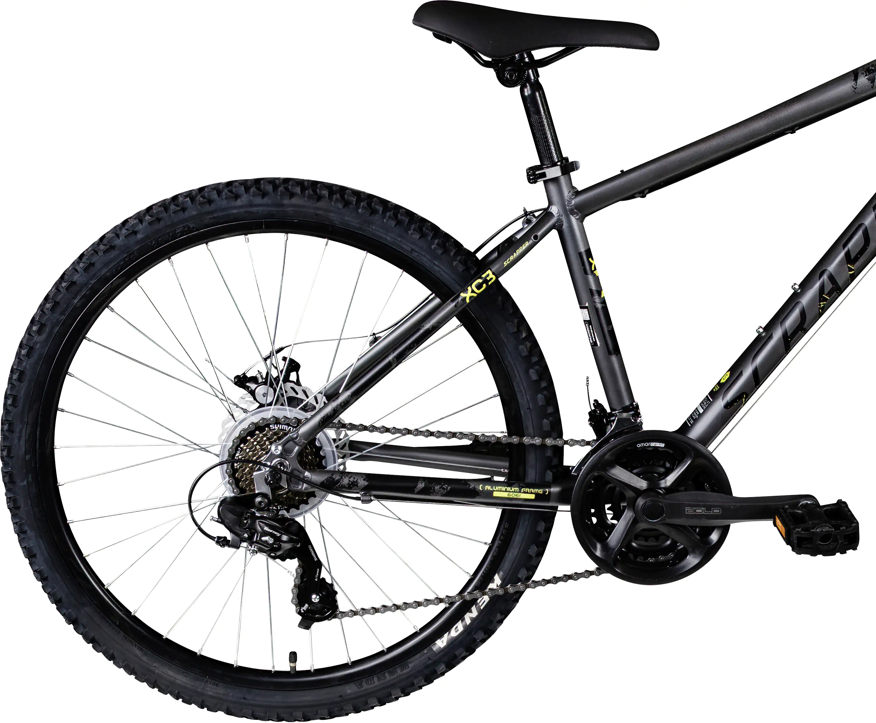Scrapper Mountainbike XC 3.2 LTD S 26 Zoll RH 40cm 21-Gang schwarz gelb