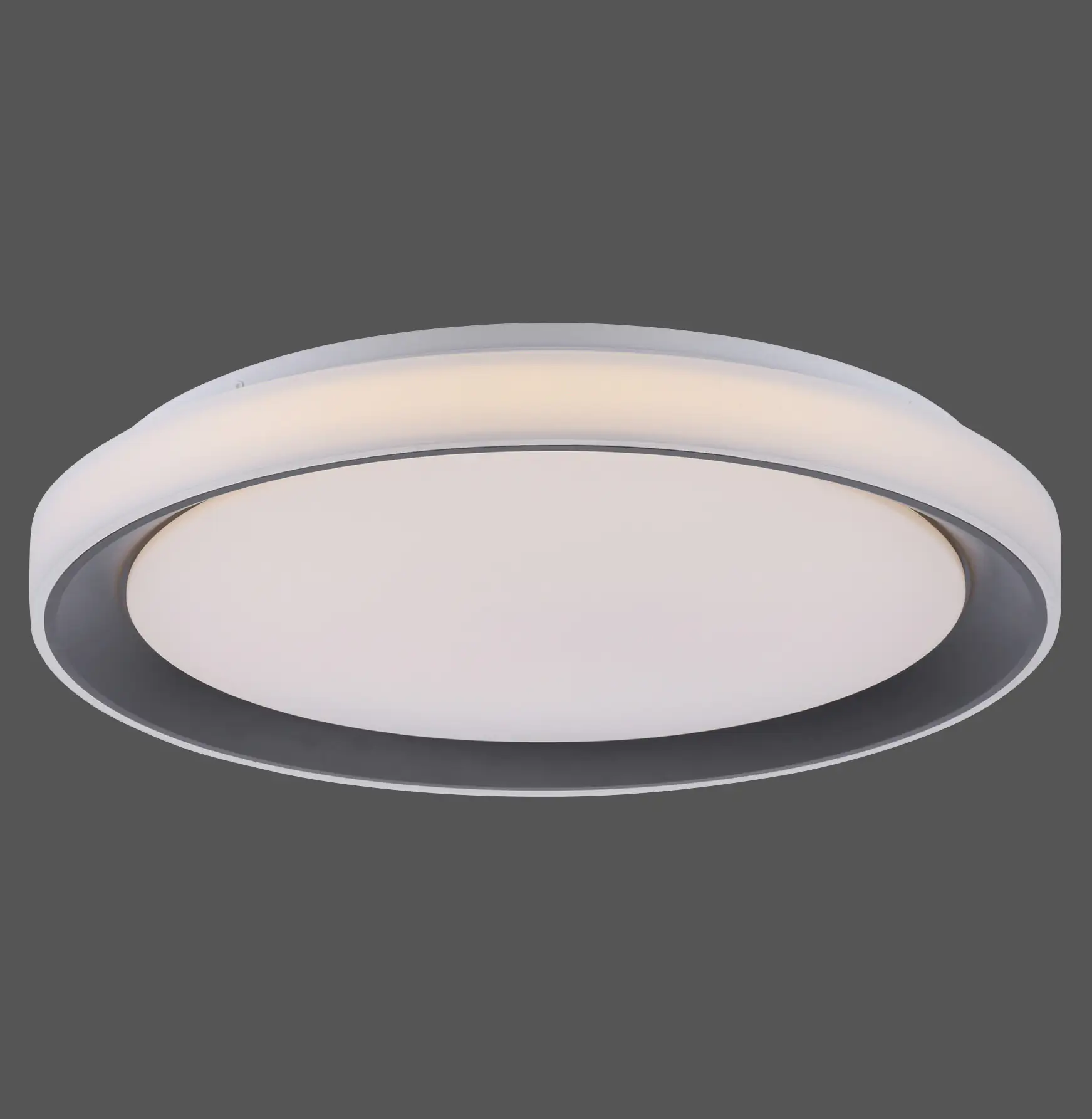 JustLight LED Deckenleuchte Disc Lola Smart schwarz, Smart Home