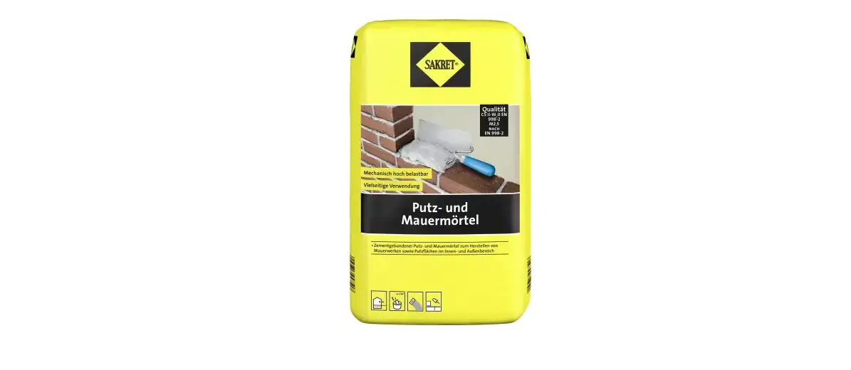 SAKRET Putz- und Mauermörtel 40 kg Sack 30 St. Palettenabnahme