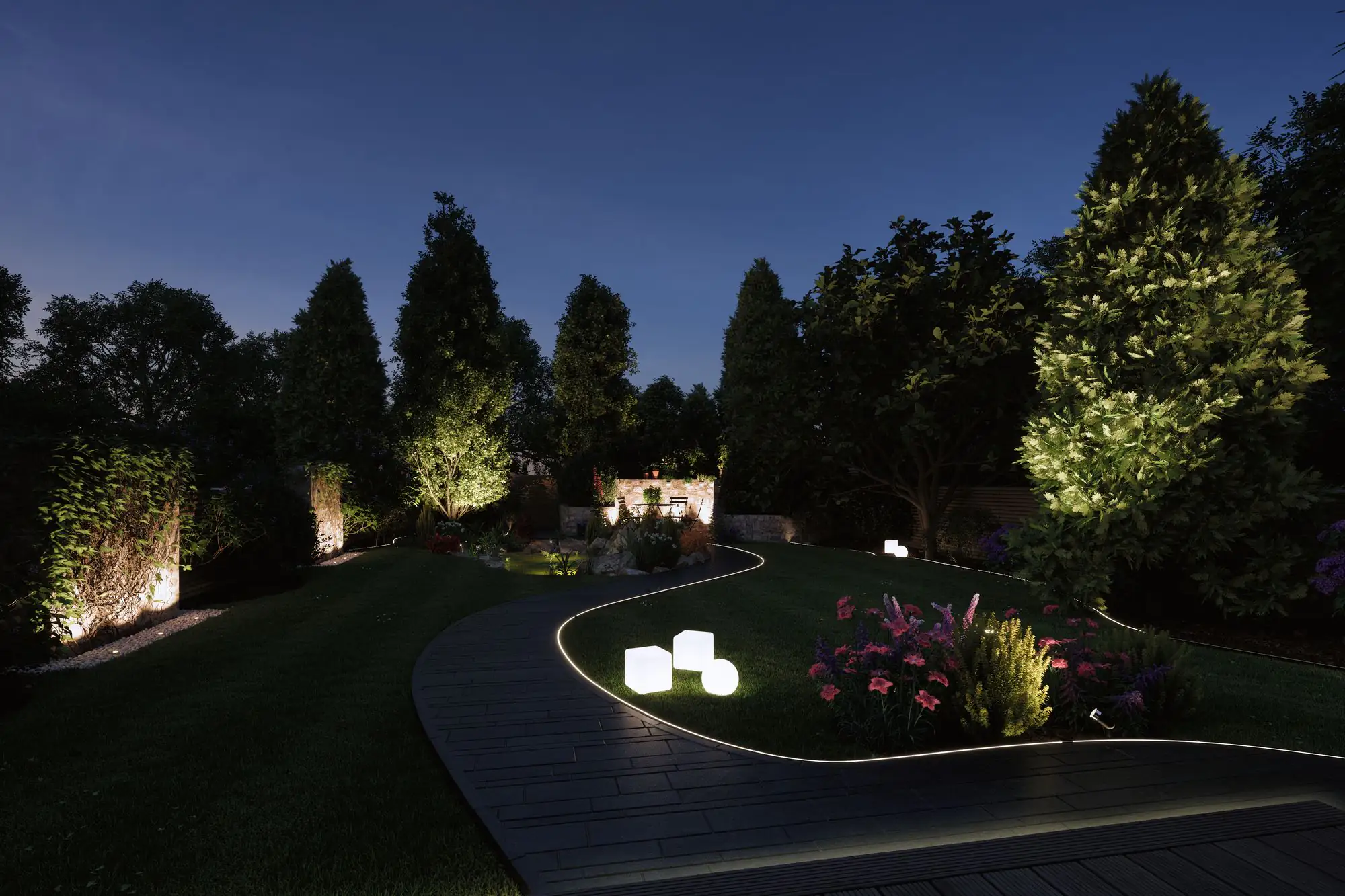 Paulmann Plug & Shine Lichtobjekt Globe Outdoor ZigBee Erdspieß 20 cm RGBW